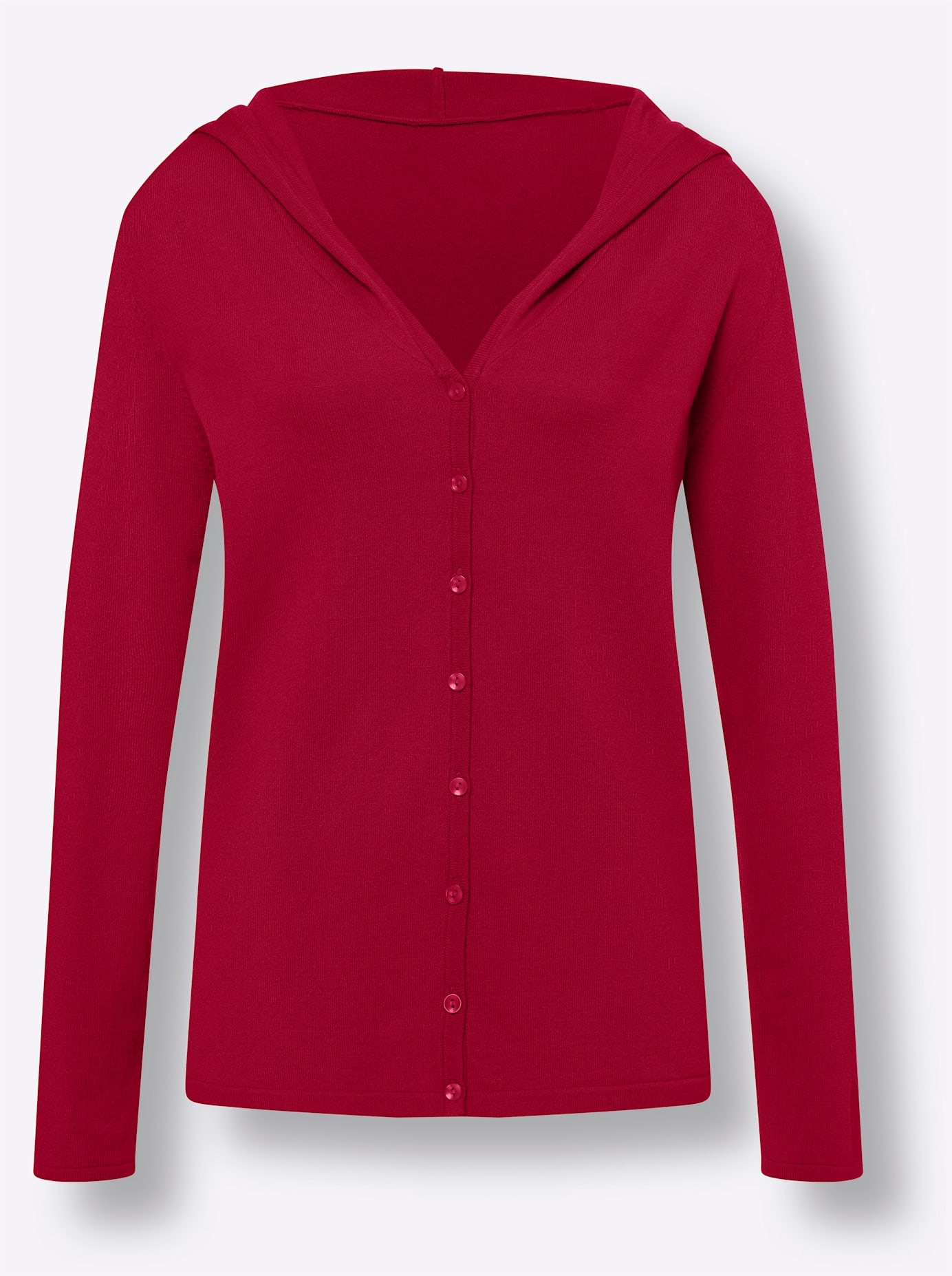 heine Kapuzenstrickjacke