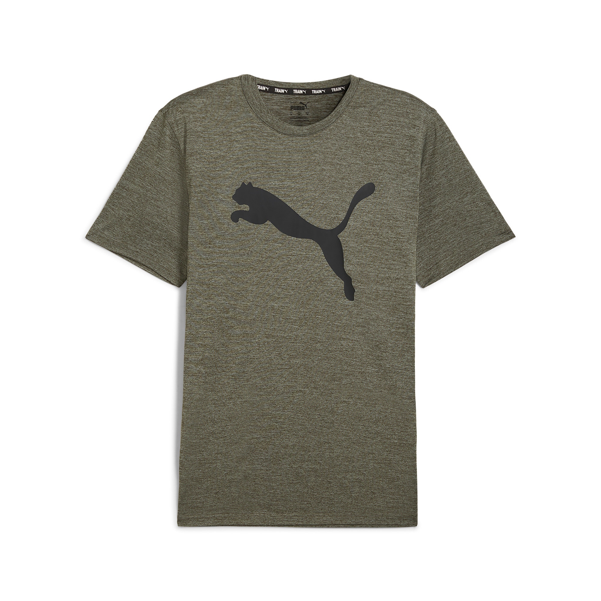 PUMA Trainingsshirt »TRAIN FAV HEATHER CAT TEE« mit DryCELL-Technologie, seitliche Belüftungsöffnungen