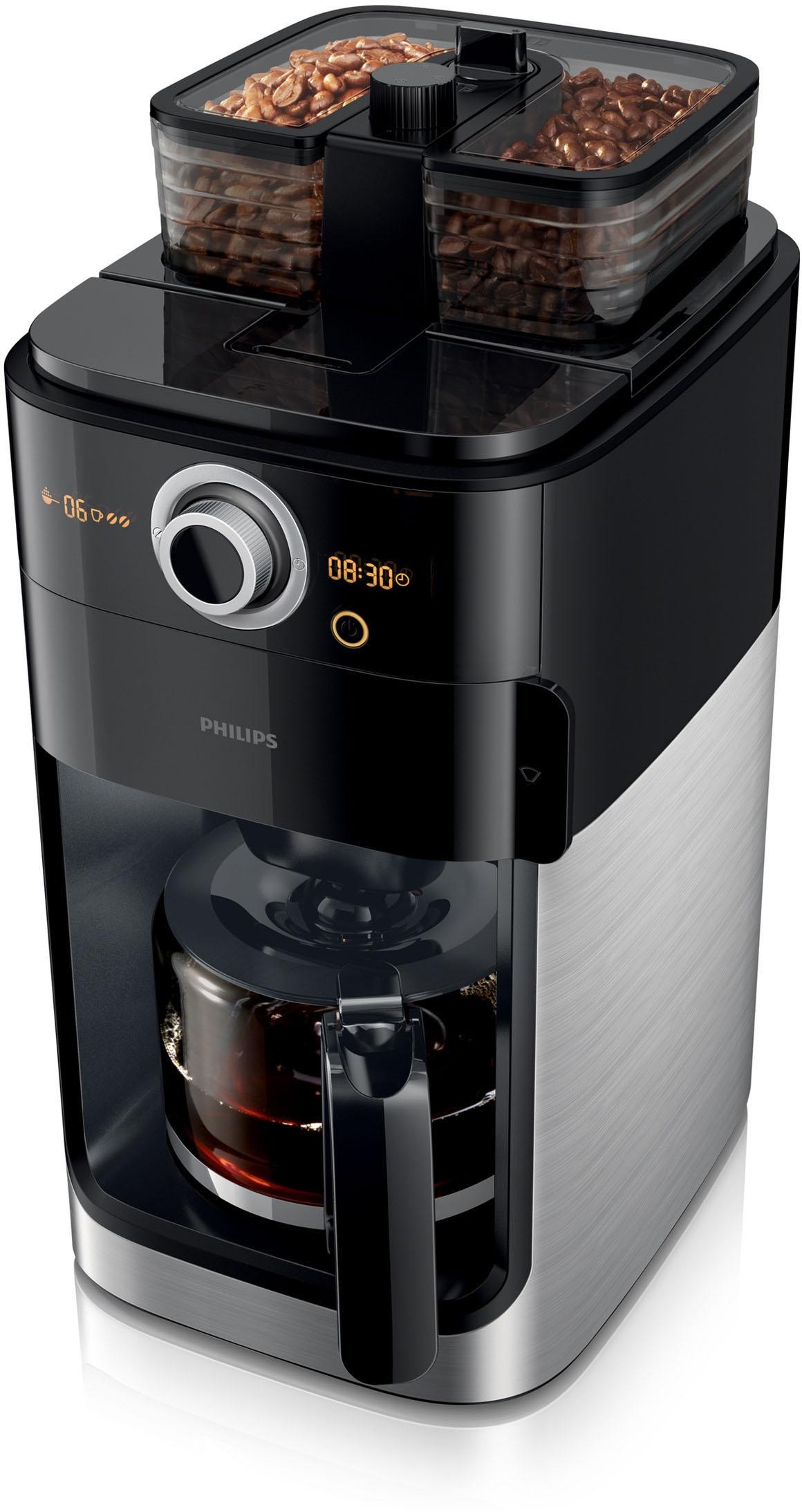 Kaffeemaschine mit Mahlwerk Grind & Brew HD7769/00