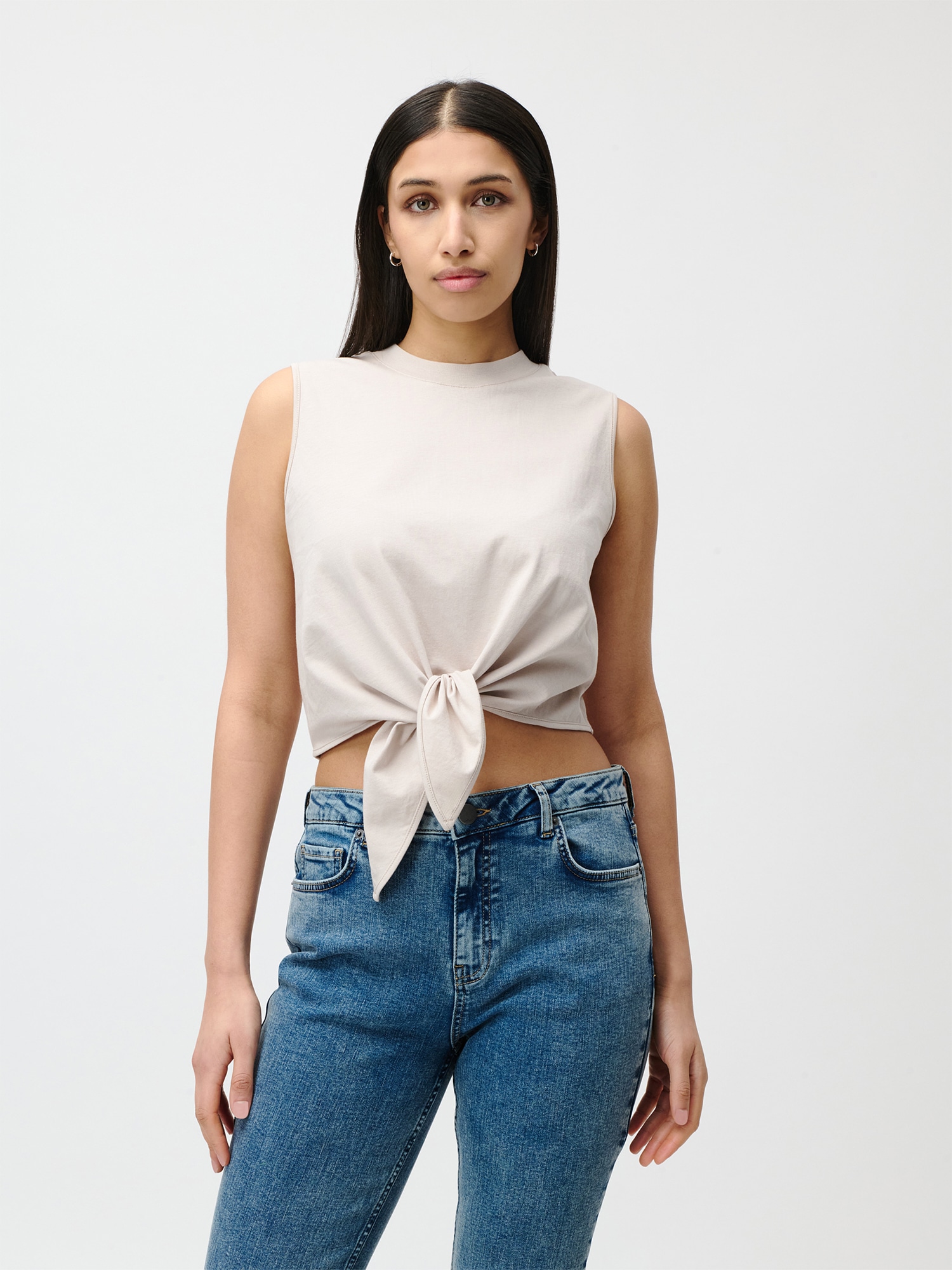 LeGer Shirttop »Tabea, LeGer by Lena Gercke« mit Knoten-Details vorne, normale Passform