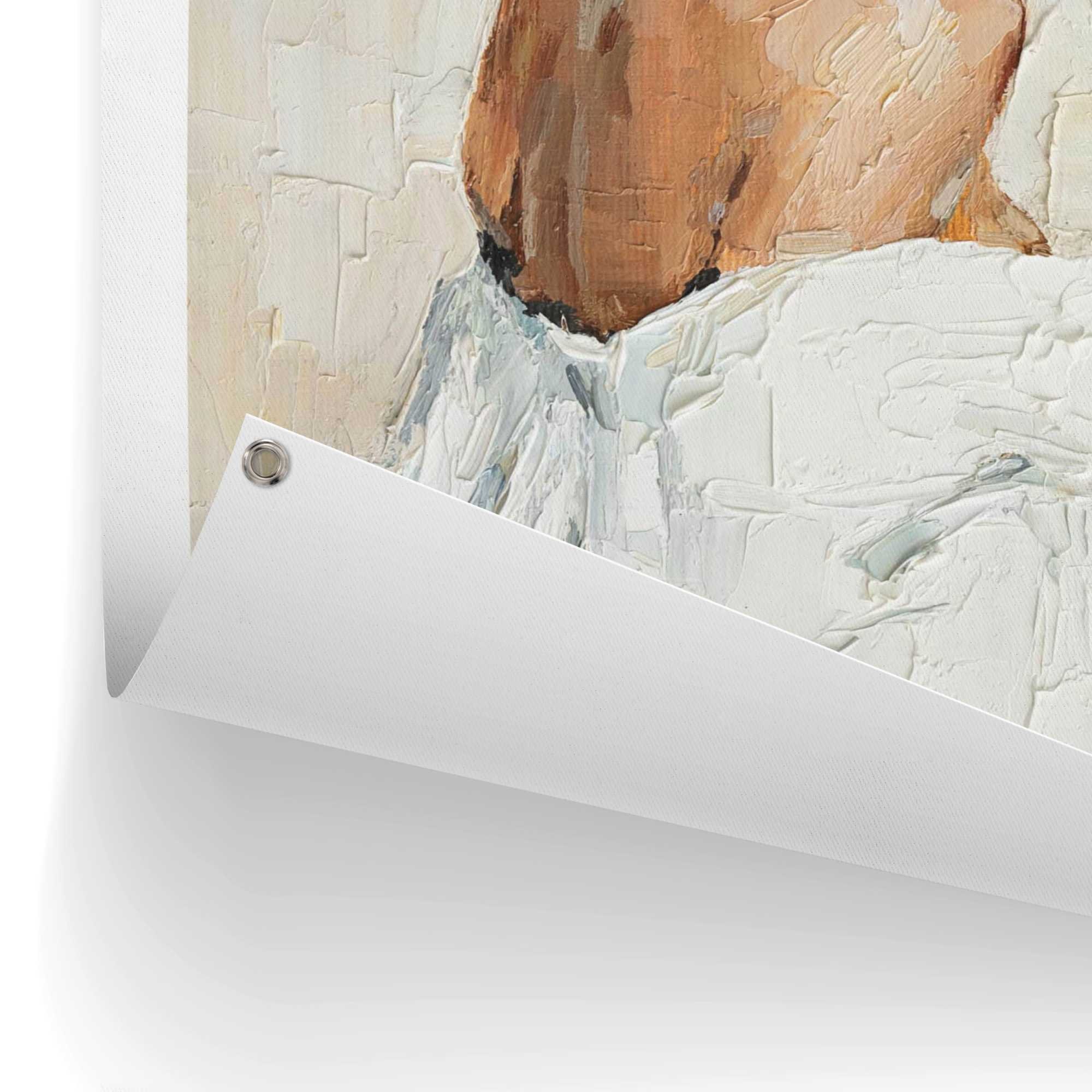 Reinders! Poster »Summer Girl«, Garten - Frau - Strohhut - Beige - Leinwand - Menschen - 60x80 cm