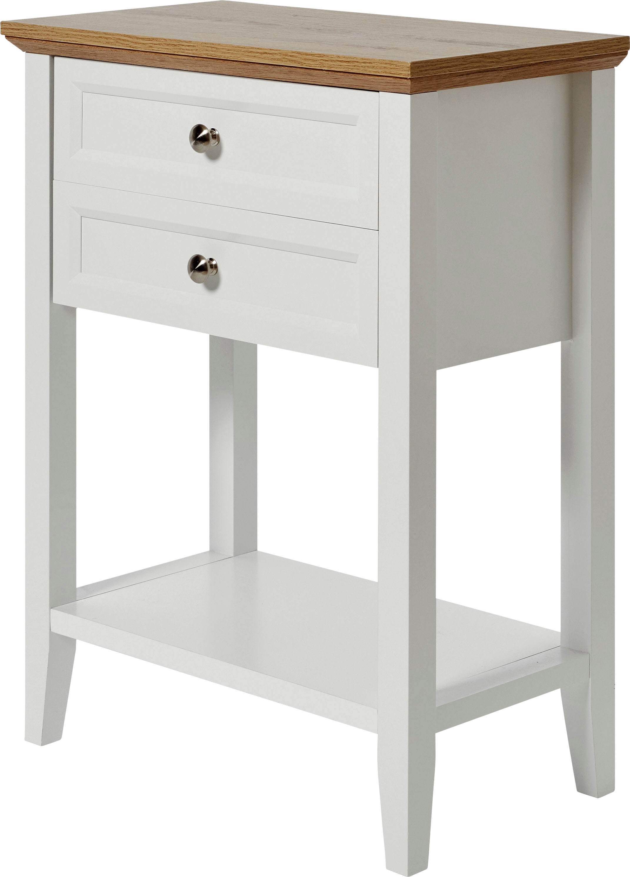 Jahnke Konsolentisch »CLASSIC CONSOLE 60«, Konsolentisch, Beistelltisch, 2 Schubladen und 1 Ablage, 60x34x78 cm