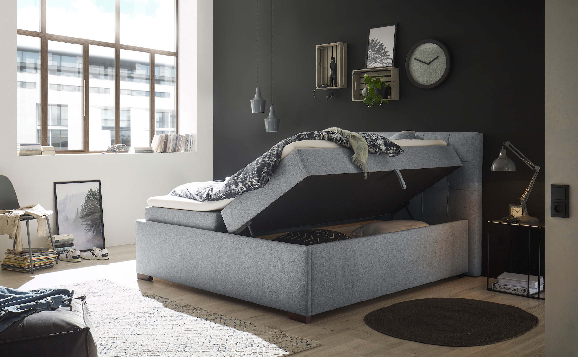 ED EXCITING DESIGN Boxbett »Artos« inkl. zwei Bettkästen