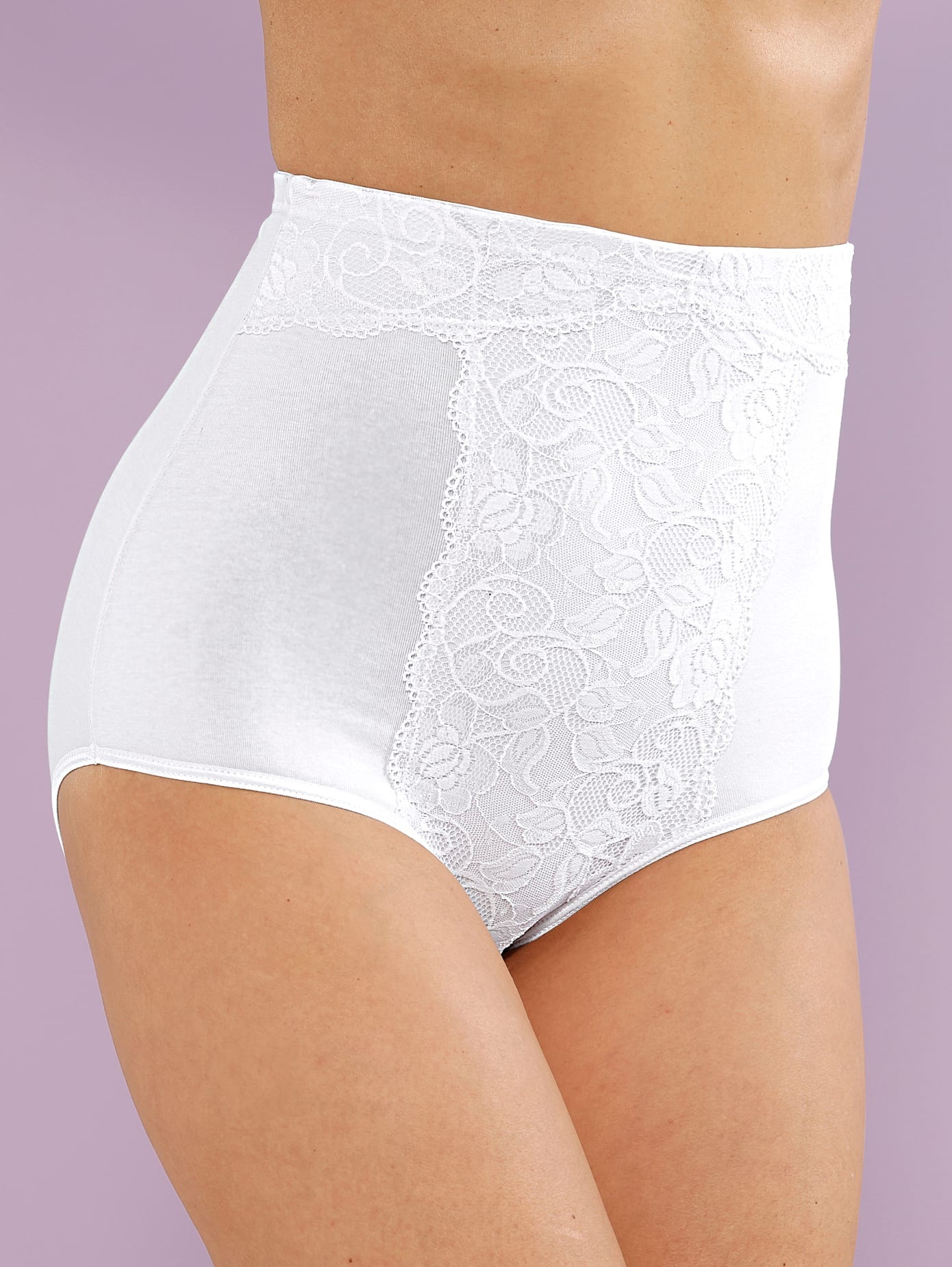 Wäschepur Damen Formslip 2 Stk. tlg. in weiß, Größe 48