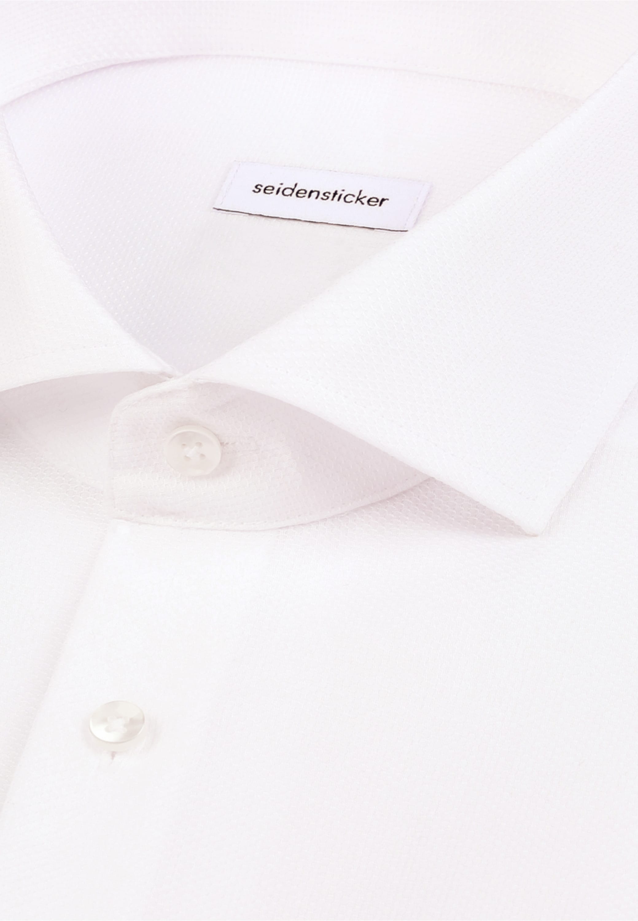seidensticker Businesshemd »Schwarze Rose« Regular 1/2 Kentkragen Struktur