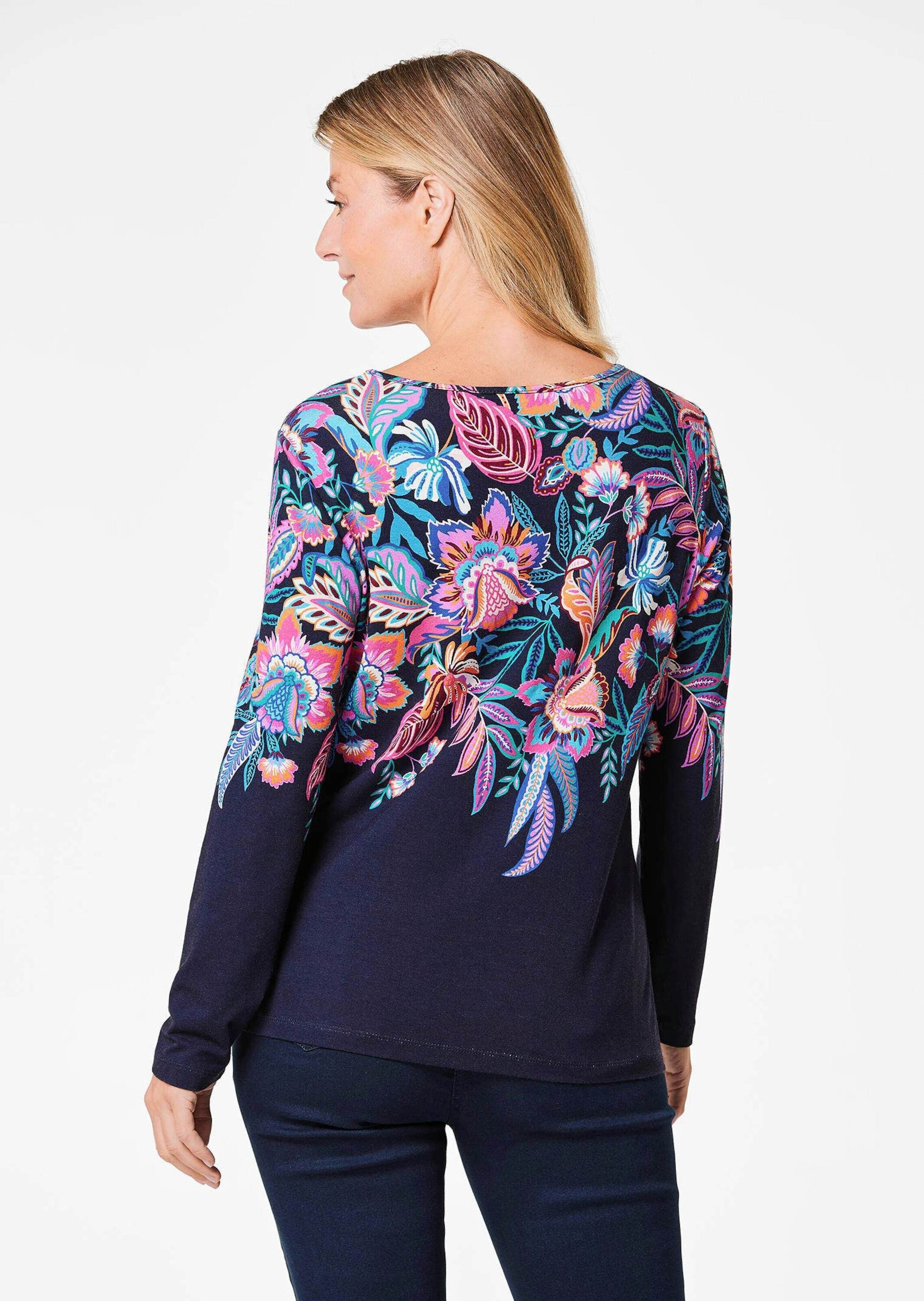 GOLDNER Print-Shirt »Druckshirt in kraftvollen Farben«