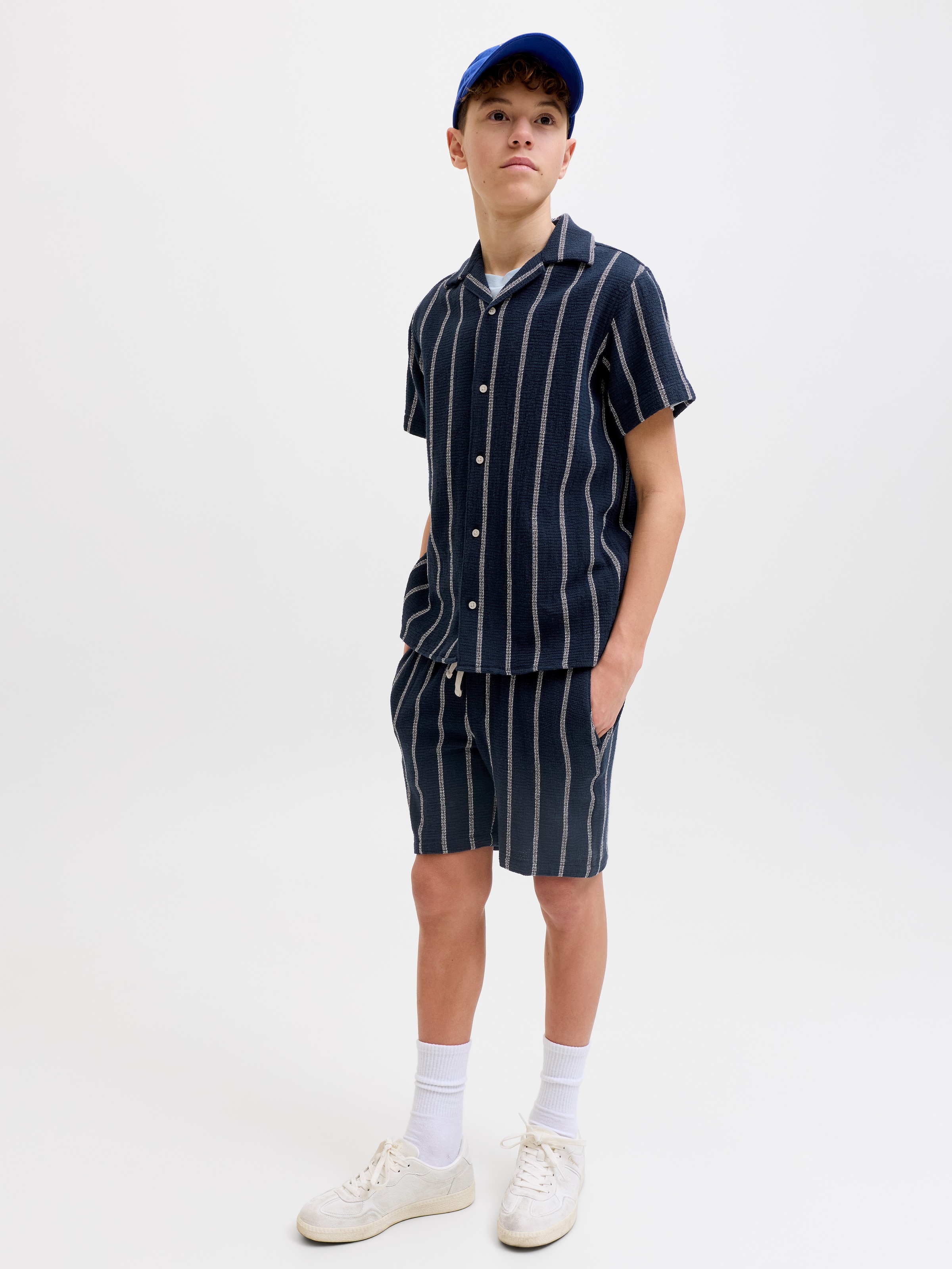 Jack & Jones Junior Shorts »JPSTJAIDEN COBA STRIPE JOG SHORT M JNR«