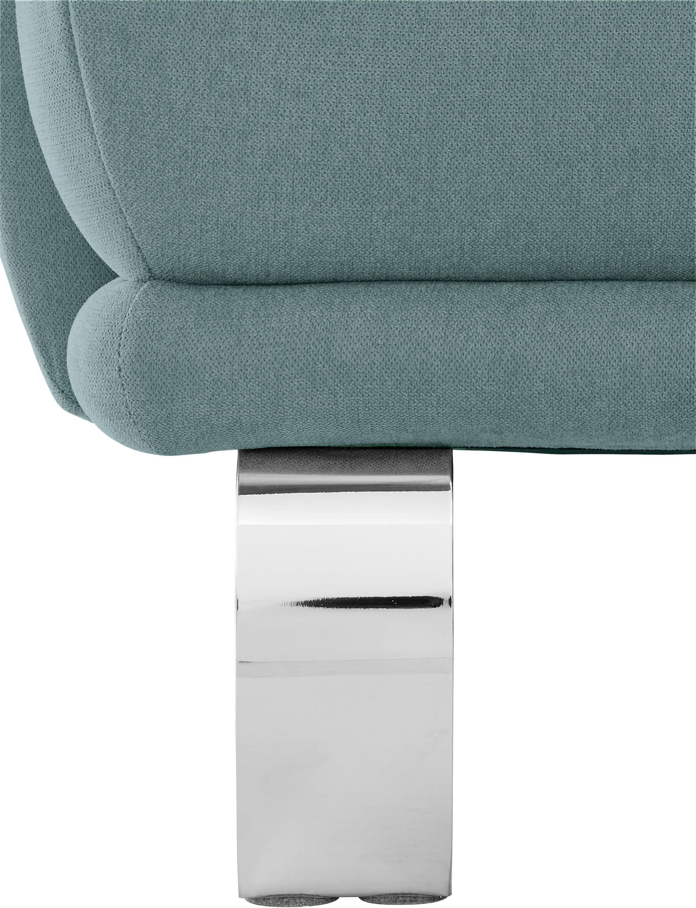 TRENDMANUFAKTUR Ecksofa »Cecilia II, in italienischen Design, bequem, hoher Sitzkomfort, L-Form«, extrabreite Armlehnen für noch mehr Sitzkomfort