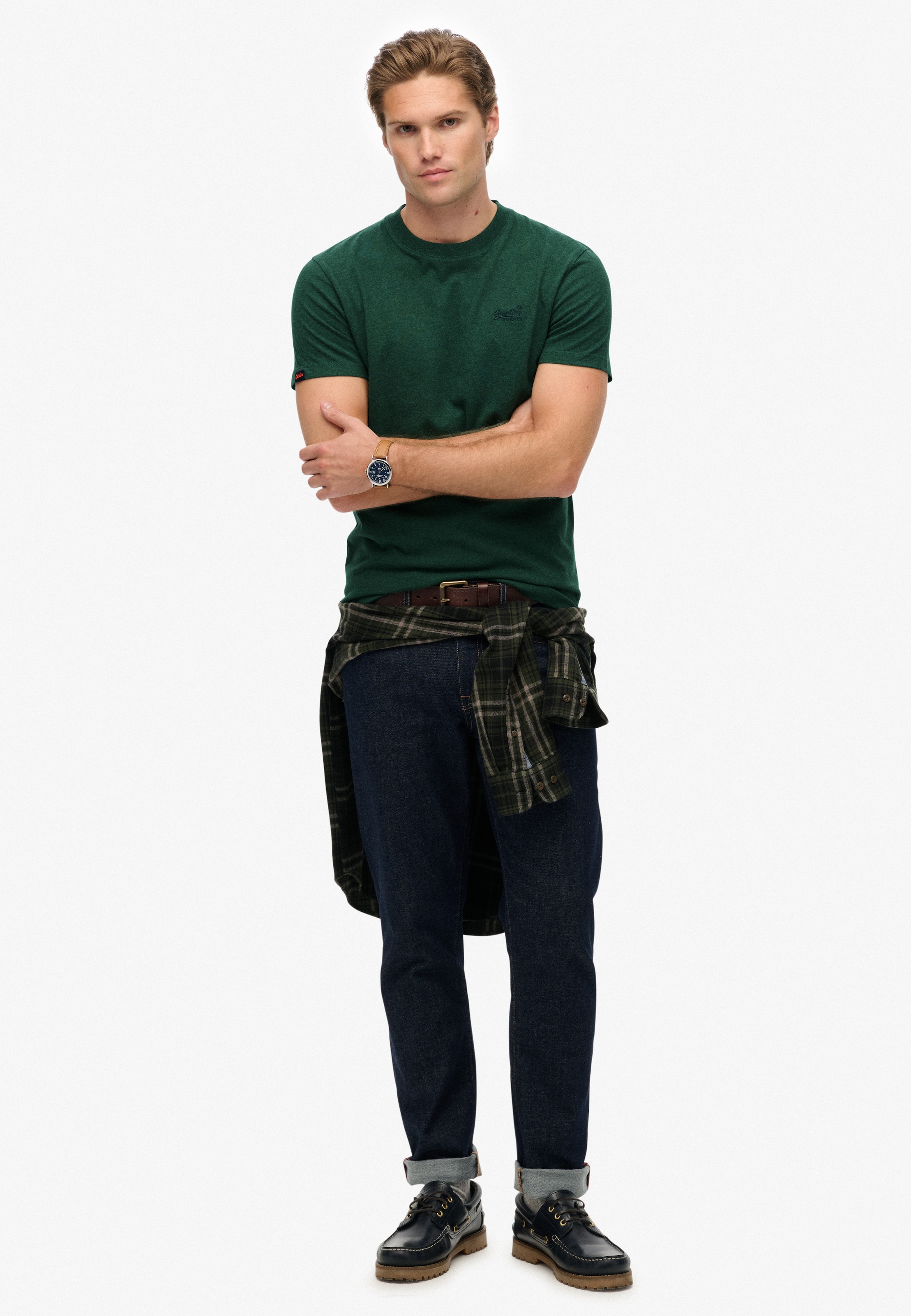 Superdry Rundhalsshirt »ESSENTIAL LOGO EMB TEE«