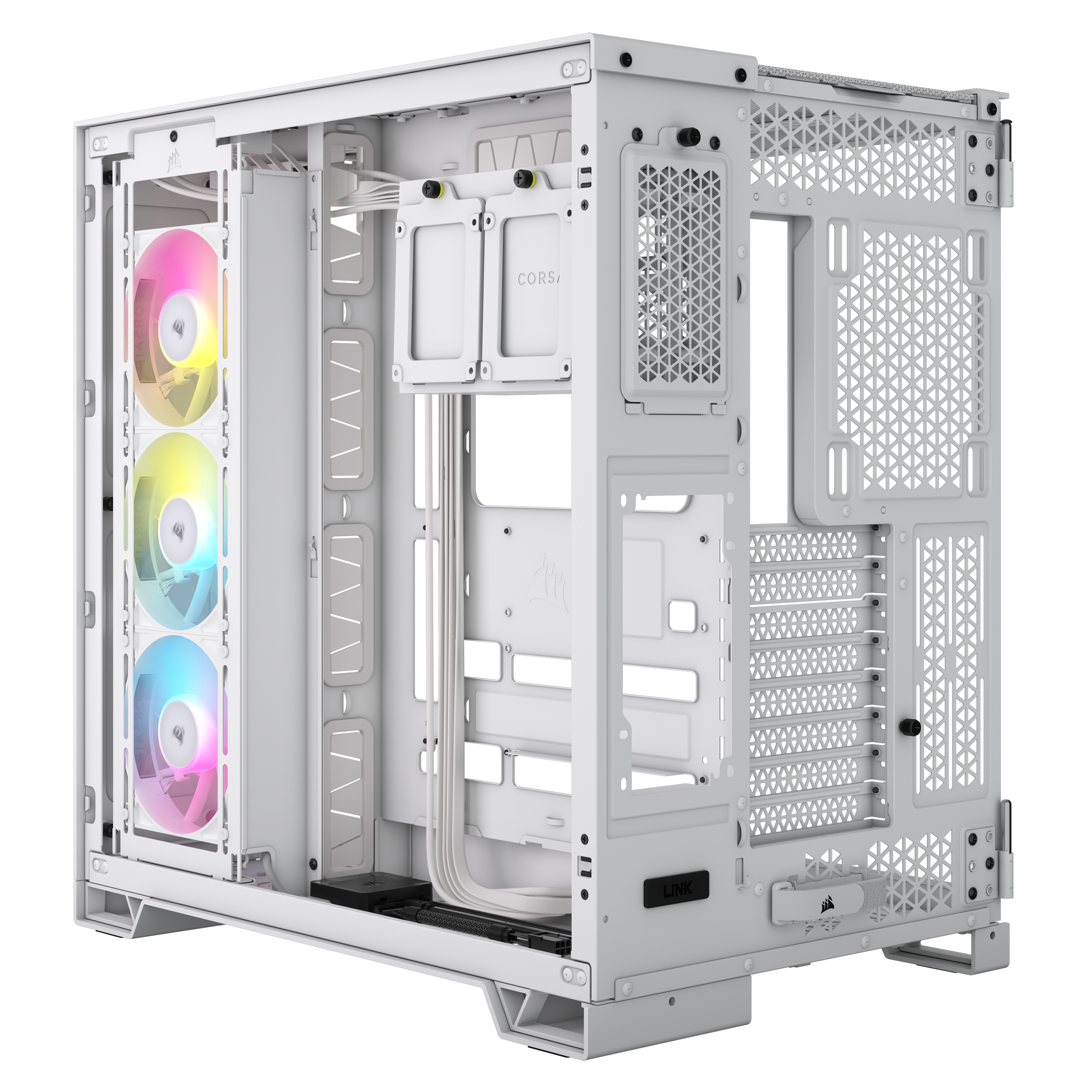 Corsair Gaming-Gehäuse »iCUE LINK 6500X RGB Mid-Tower«, ATX-Zwei-Kammer