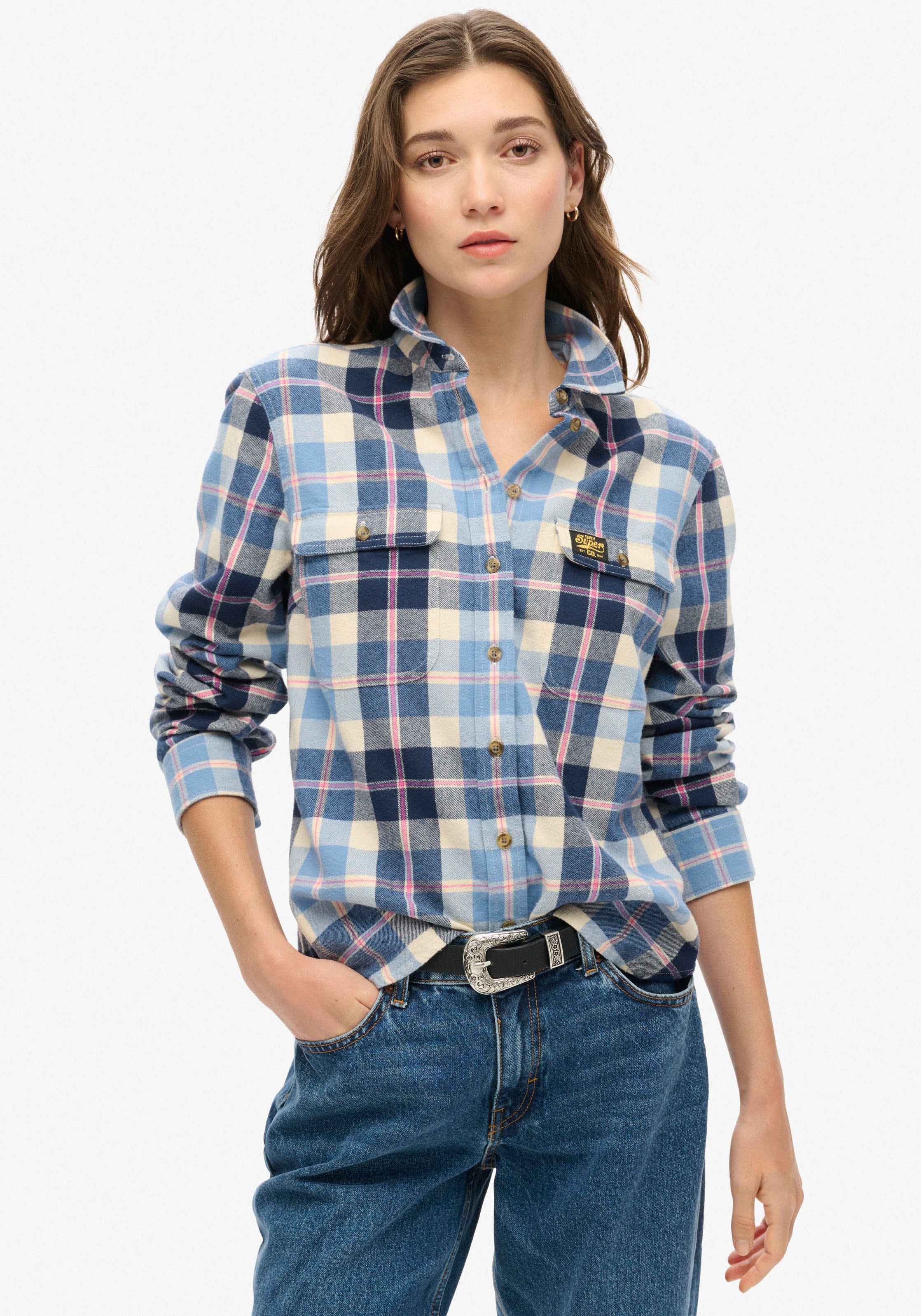 Superdry Flanellbluse »LUMBERJACK CHECK FLANNEL SHIRT«