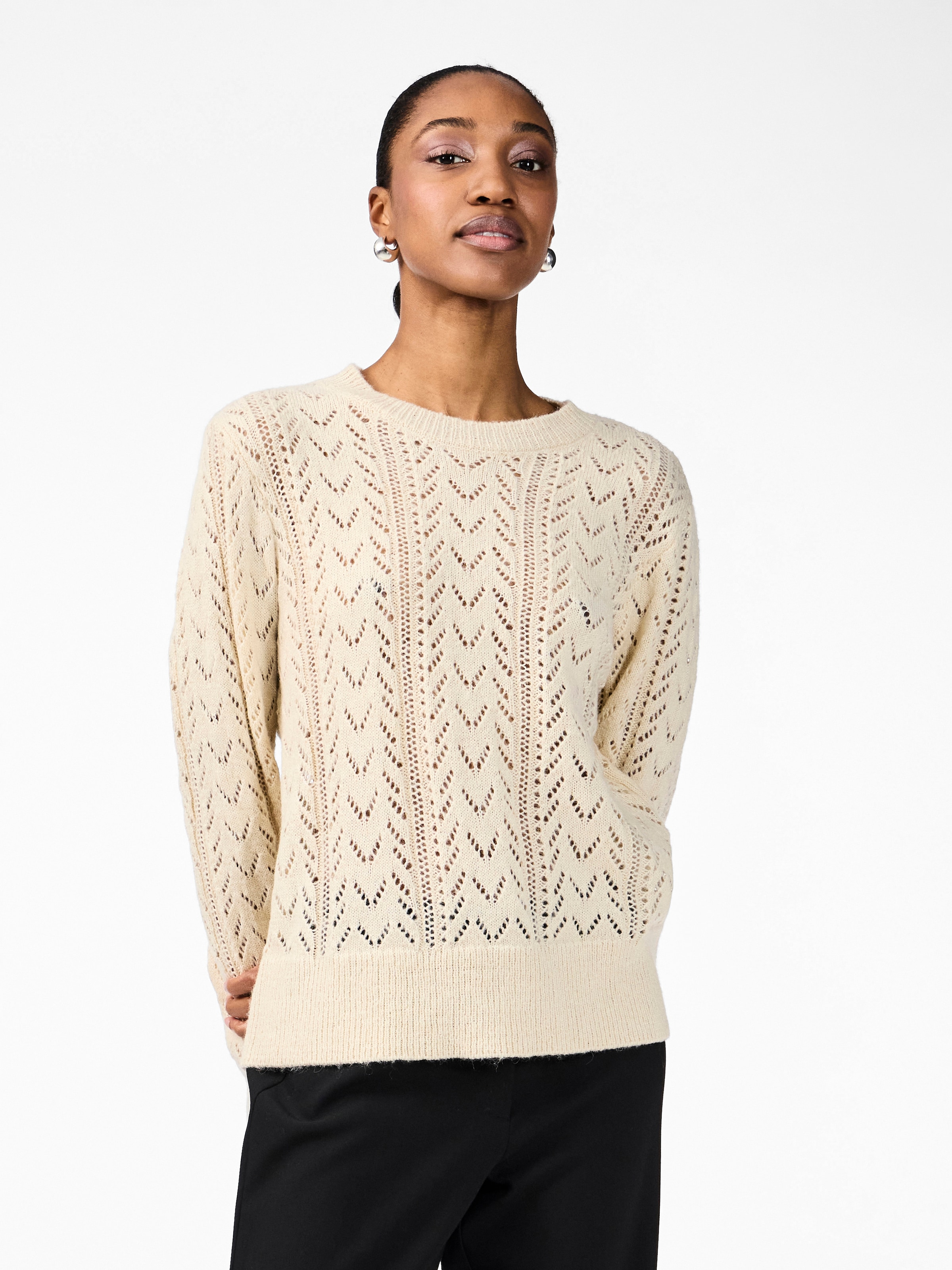 Rundhalspullover »YASTELLA LS KNIT PULLOVER S. NOOS«