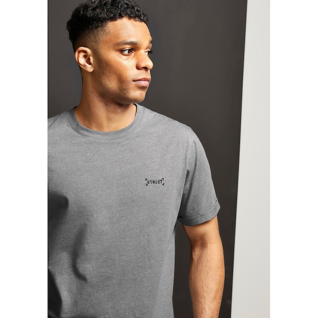 STREET ONE MEN T-Shirt, mit Markenlabel auf der Brust online shoppen bei  OTTO | T-Shirts
