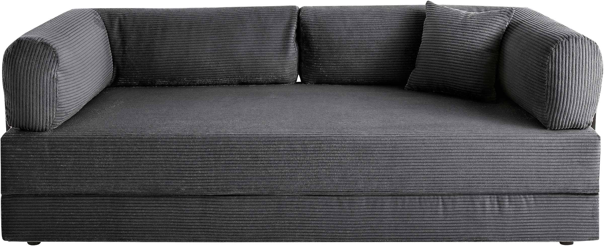 homsy by Ana Johnson Schlafsofa »Folda, Dauerschläfer, Breite 206 cm, Liegefläche 181x198 cm« mit Bett-/Schlaffunktion, Tonnentaschenfederkern mit Boxspringaufbau