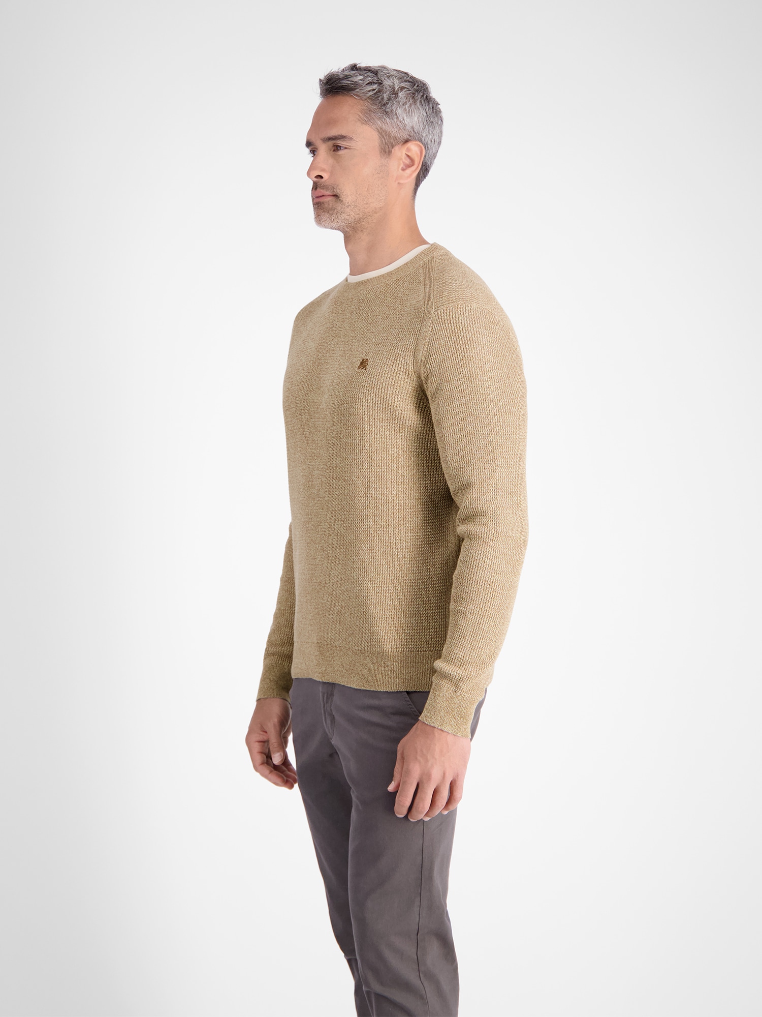 LERROS Strickpullover »LERROS Herren Strickpullover in Strukturqualität«