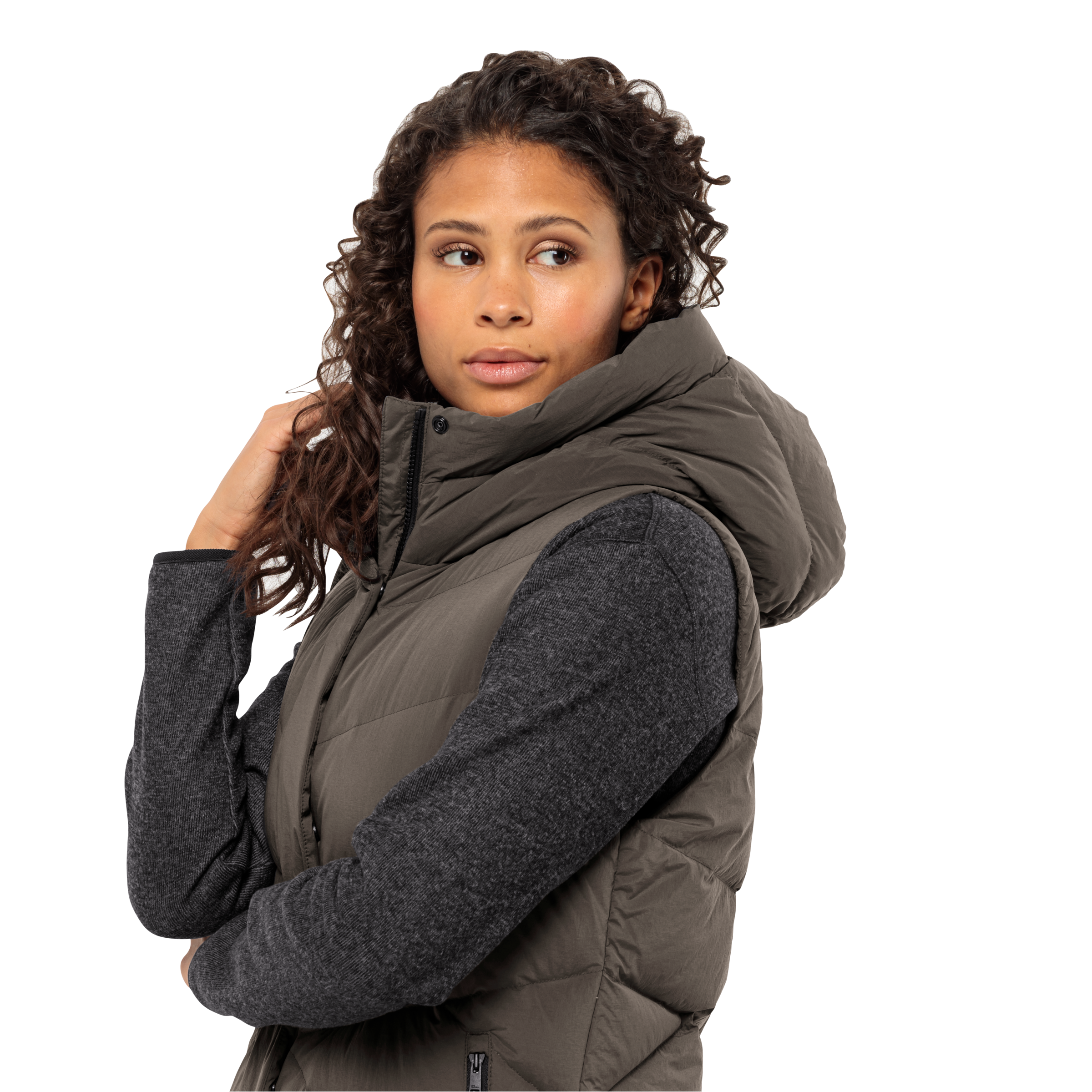 Jack Wolfskin Funktionsweste »MARIENPLATZ VEST W«, mit Kapuze