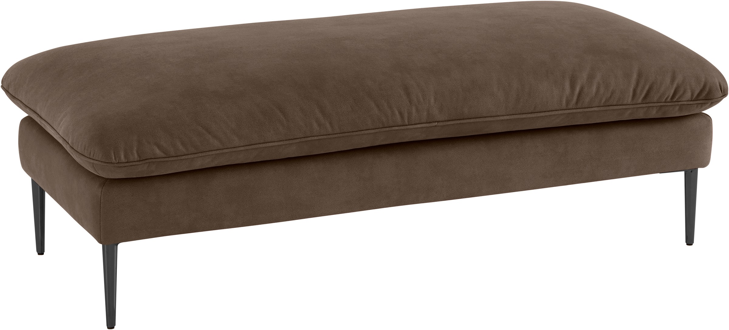 W.SCHILLIG Hocker »enjoy&MORE«, Füße schwarz pulverbeschichtet, Breite 151 cm