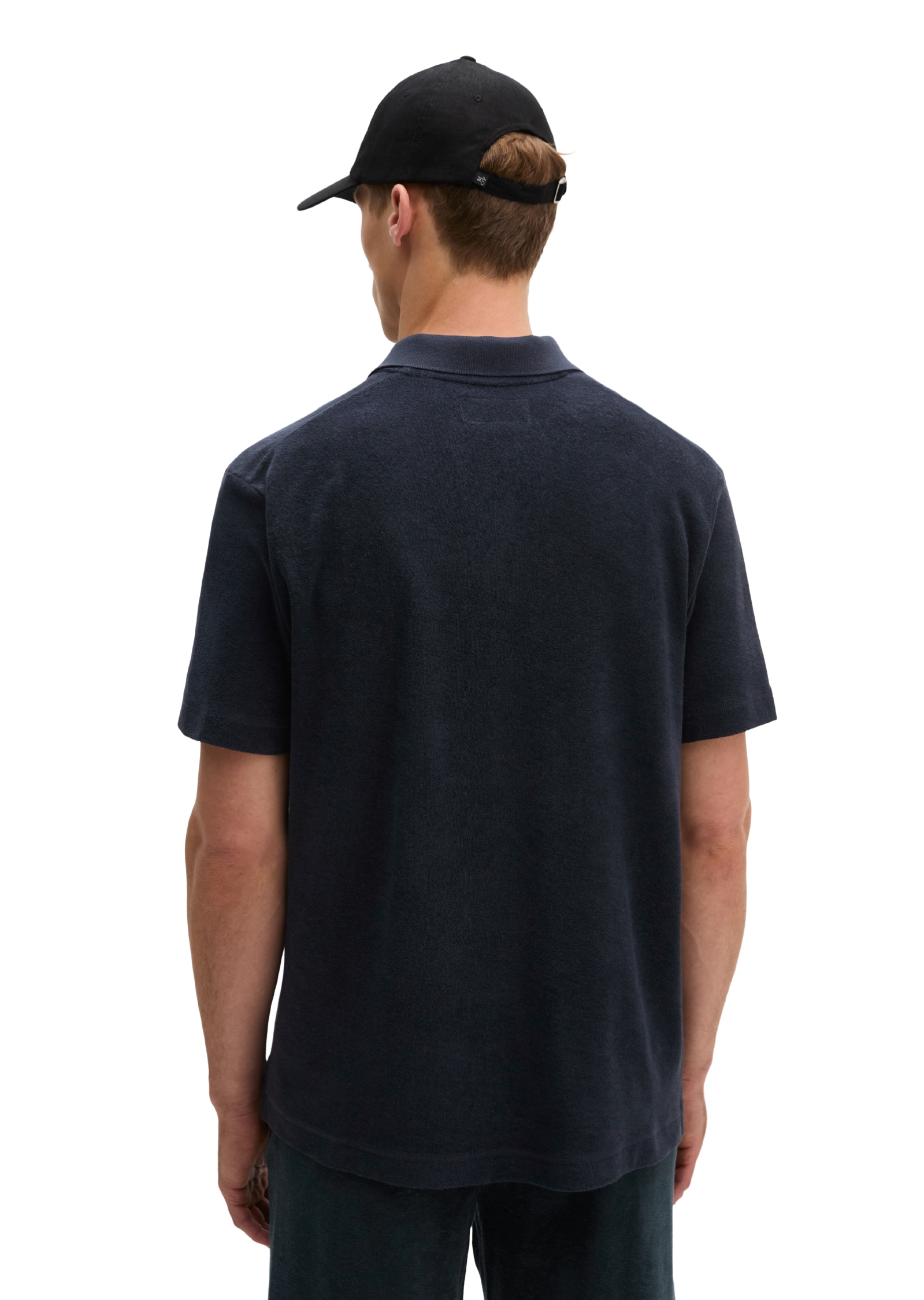 Marc O'Polo Poloshirt regular aus weichem Jersey-Frottee
