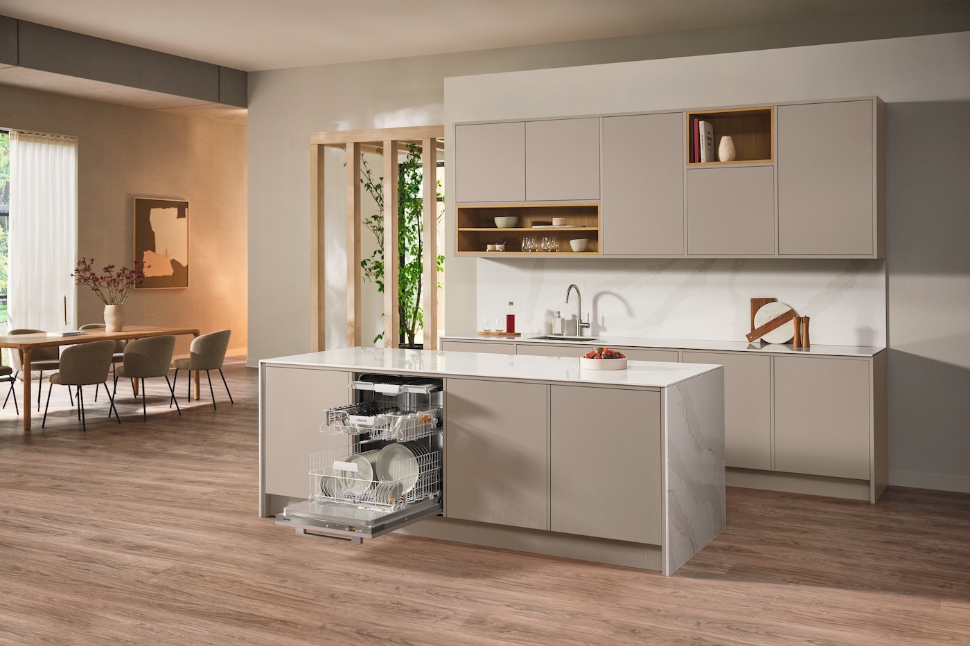 Miele vollintegrierbarer Geschirrspüler »G 5656 SCVi XXL Active Edelstahl«, 14 Maßgedecke