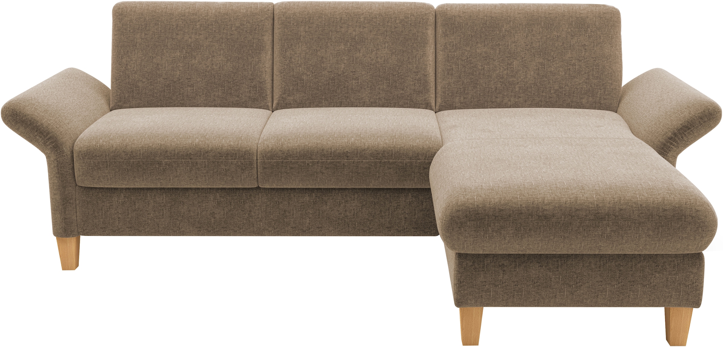 Home affaire Ecksofa »Rochelle, L-Form«, wahlweise mit Armteilverstellung, Bettfunktion und Bettkasten