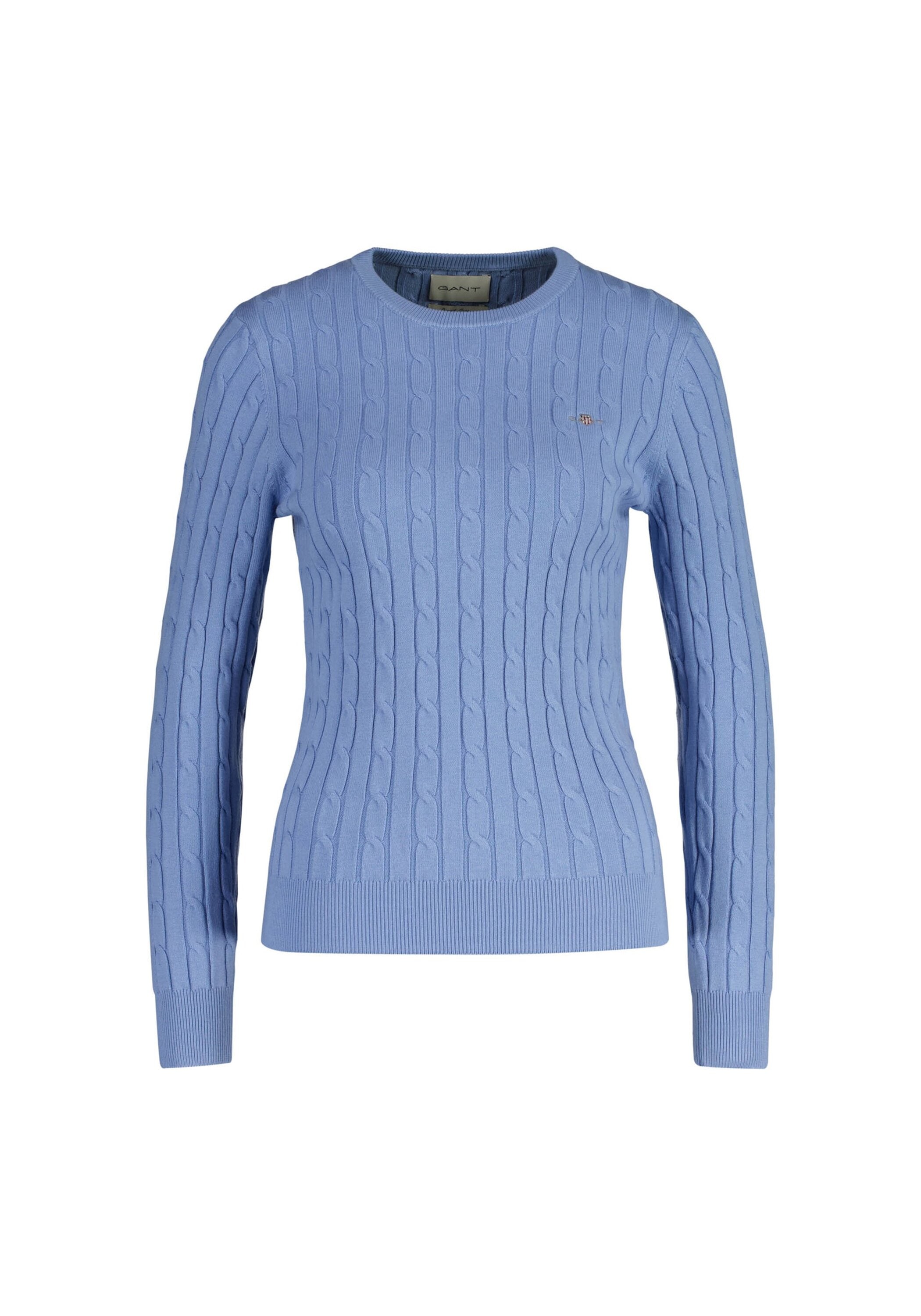Gant Sweater »Strickpullover STRETCH COTTON CABLE C-NECK«
