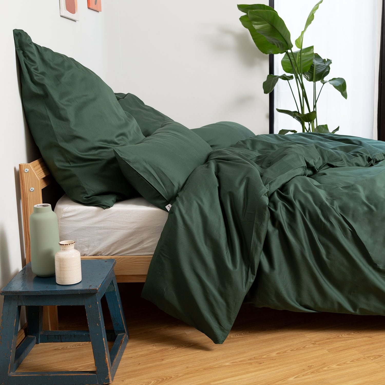 Wolkenfeld Bettwäsche »Edel Mako-Satin Bettwäsche, unfassbar weich« 2 Stk. tlg. 135x200 cm, 155x220 & Übergrößen I inkl. Kissenbezüge 80x80 I Uni