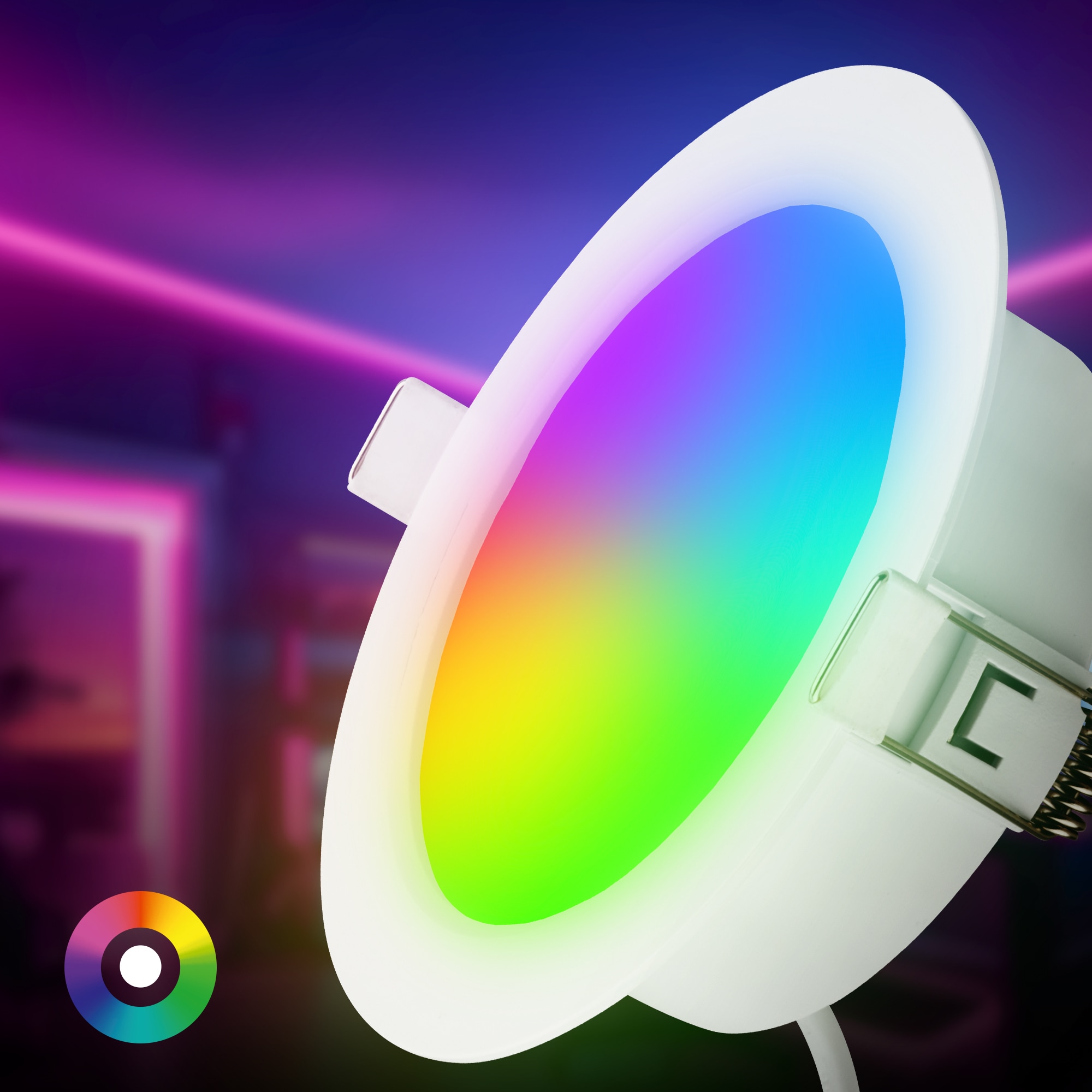 Briloner Leuchten LED Einbauleuchte »FUNGO COLOR 3945036«