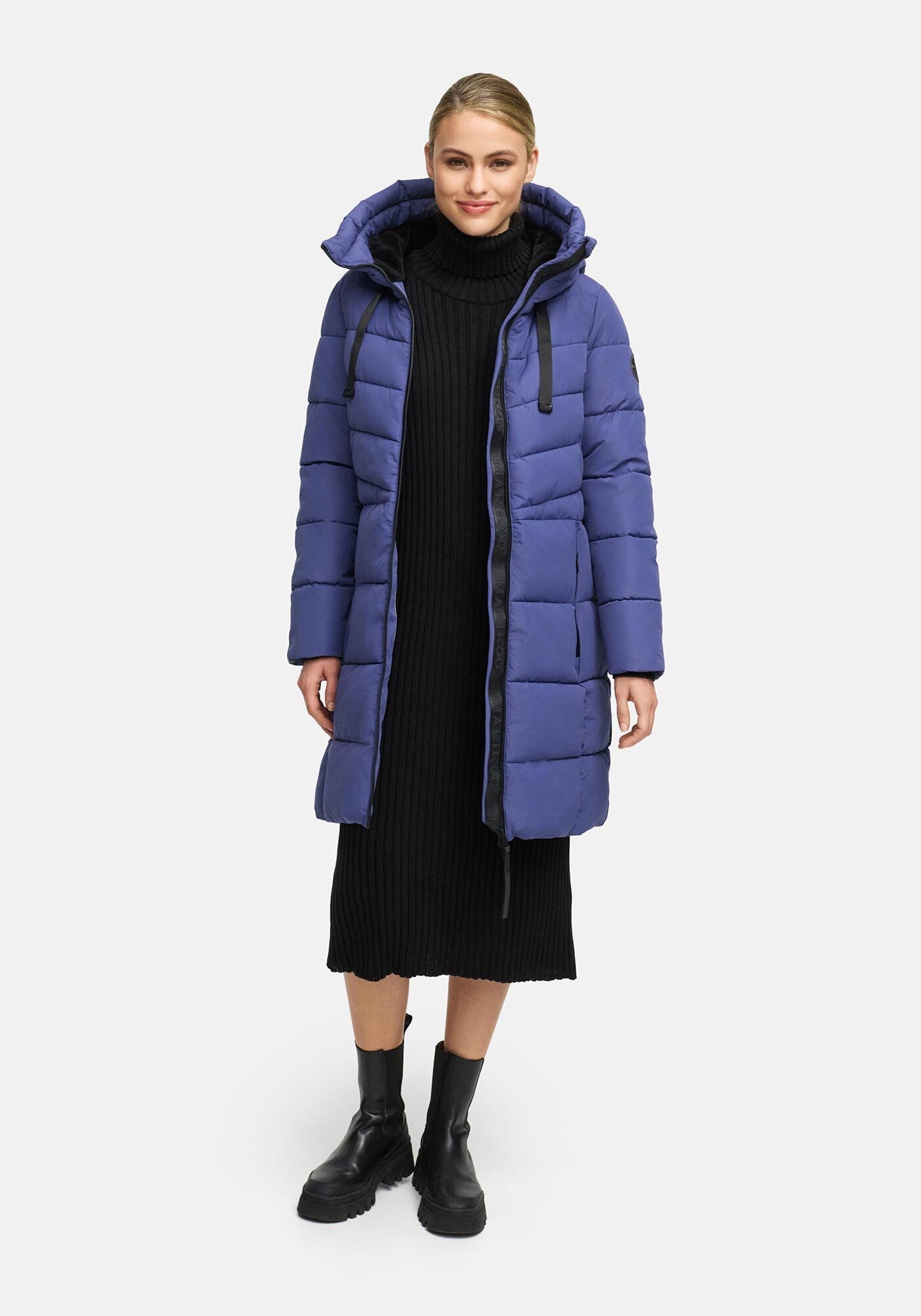 Marikoo Winterjacke »Marikoo Natsukoo Damen Winter Steppjacke lang B978«