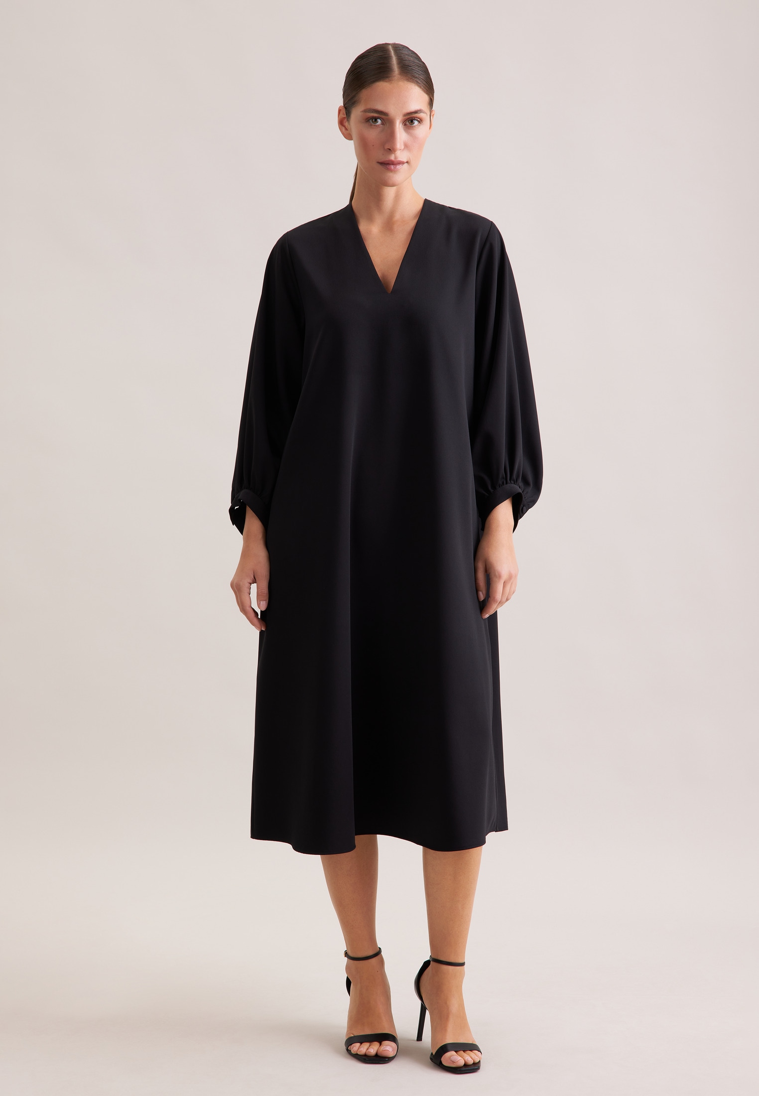 seidensticker Sommerkleid 1/1 V-Neck Uni