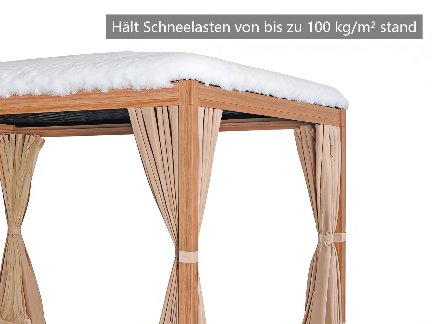 KONIFERA Pavillon »Alhambra« verschiedene Größen, inkl. Seitenwände