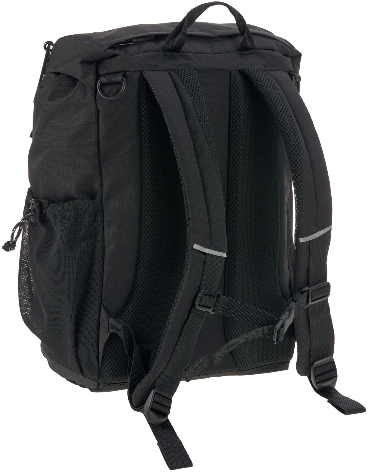 LÄSSIG Wickelrucksack »Green Label, Outdoor, Black«, Reflektoren, PETA-approved vegan; zum Teil aus recyceltem Material