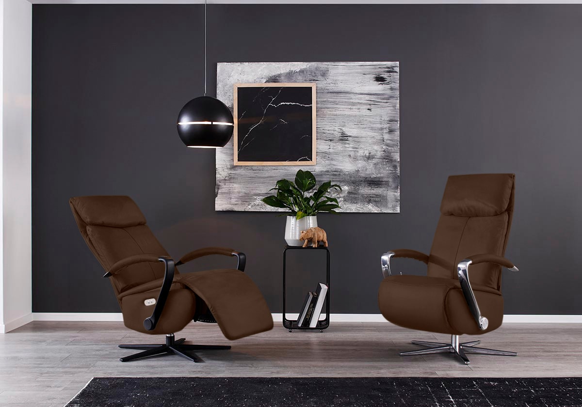 W.SCHILLIG Relaxsessel »rumbaa« wahlweise mit Doppelmotor, in Größen S, M & L, mit 5-Sternfuß