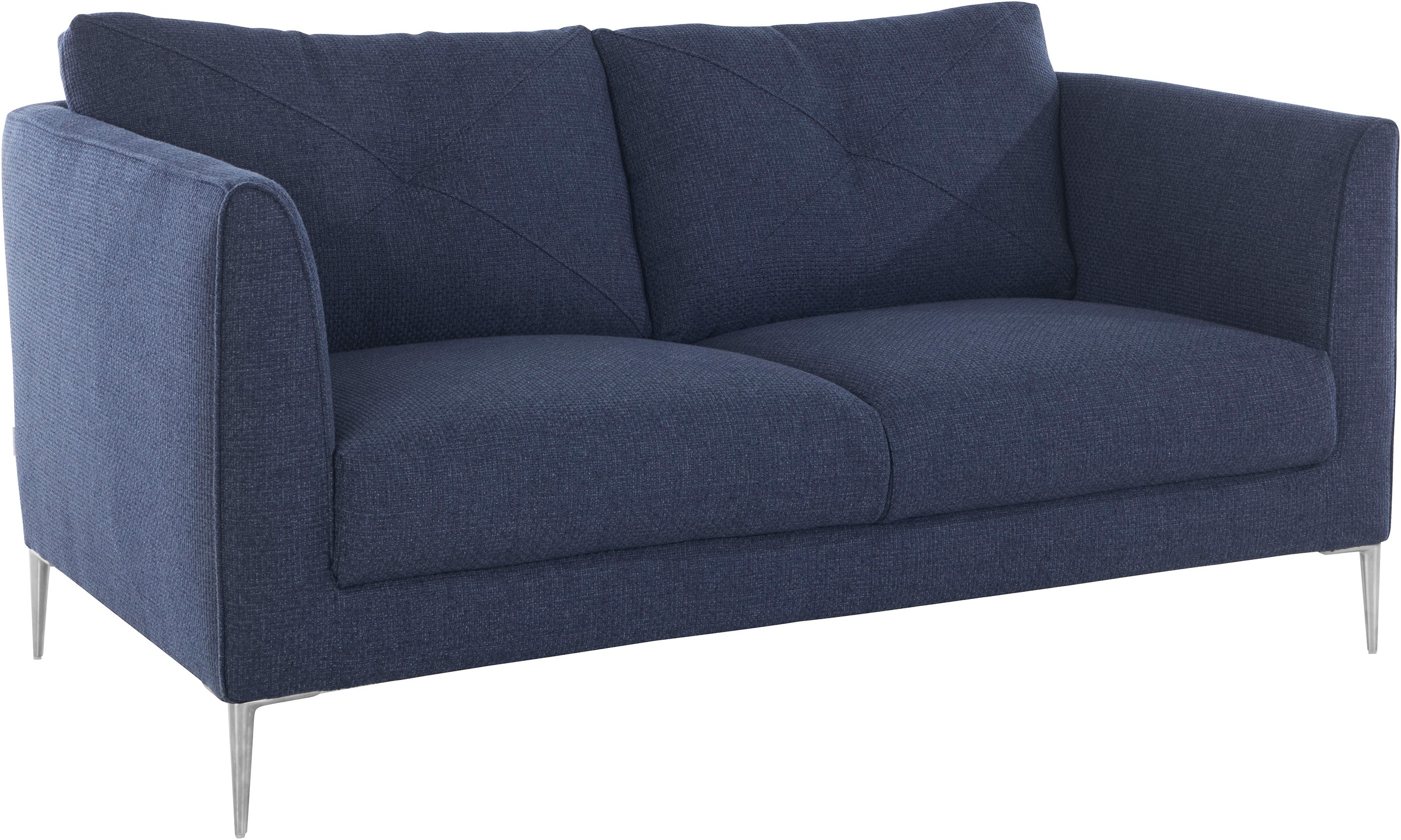 Guido Maria Kretschmer Home&Living 2-Sitzer »Chilltime, elegant und bequem, Komfortsitzhöhe 46cm, hoher Fuß«, mit eleganter Kreuznaht in den Rückenkissen, Breite 167 cm