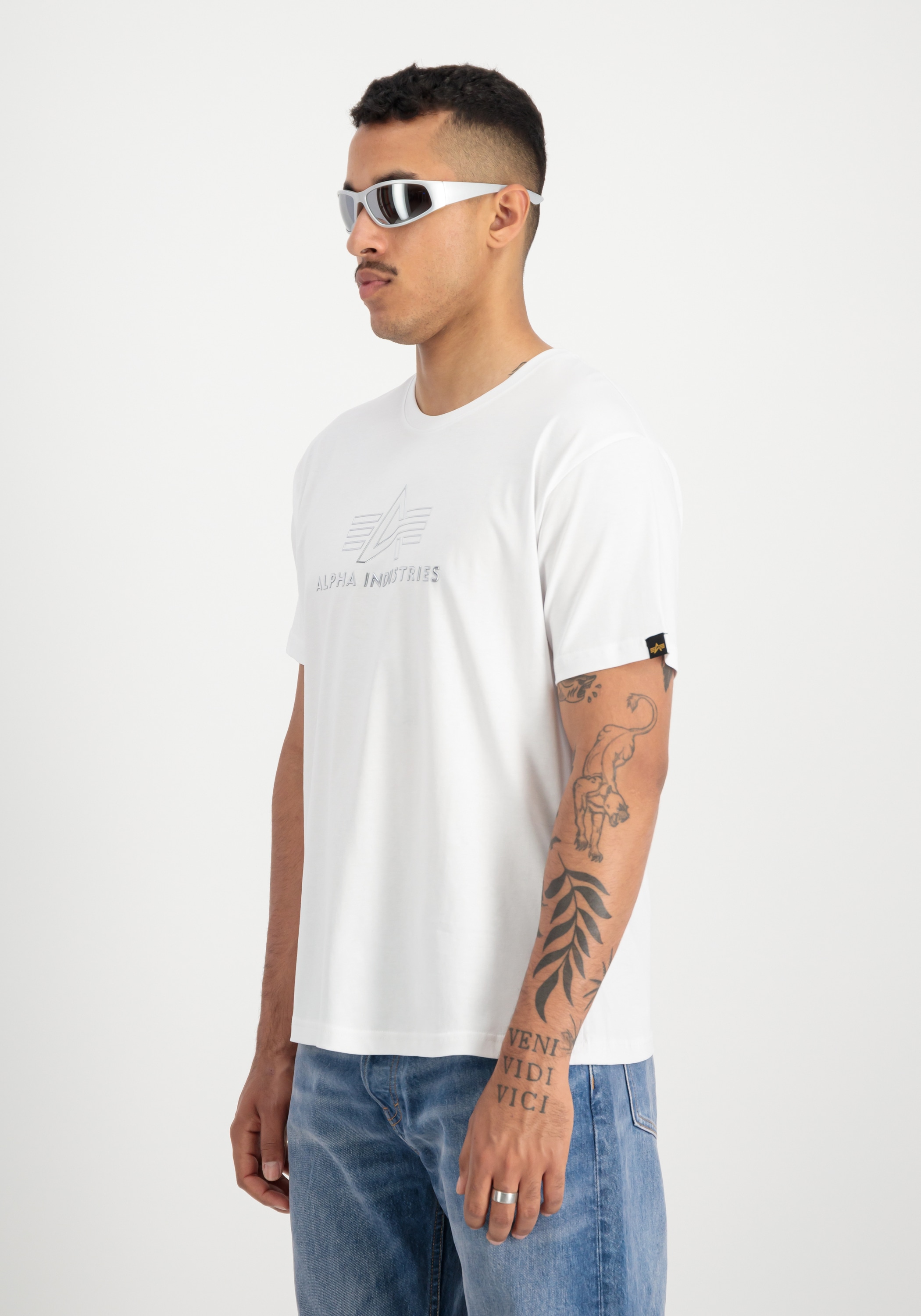 Alpha Industries T-Shirt »Basic Mid Logo TPU T-Shirt«