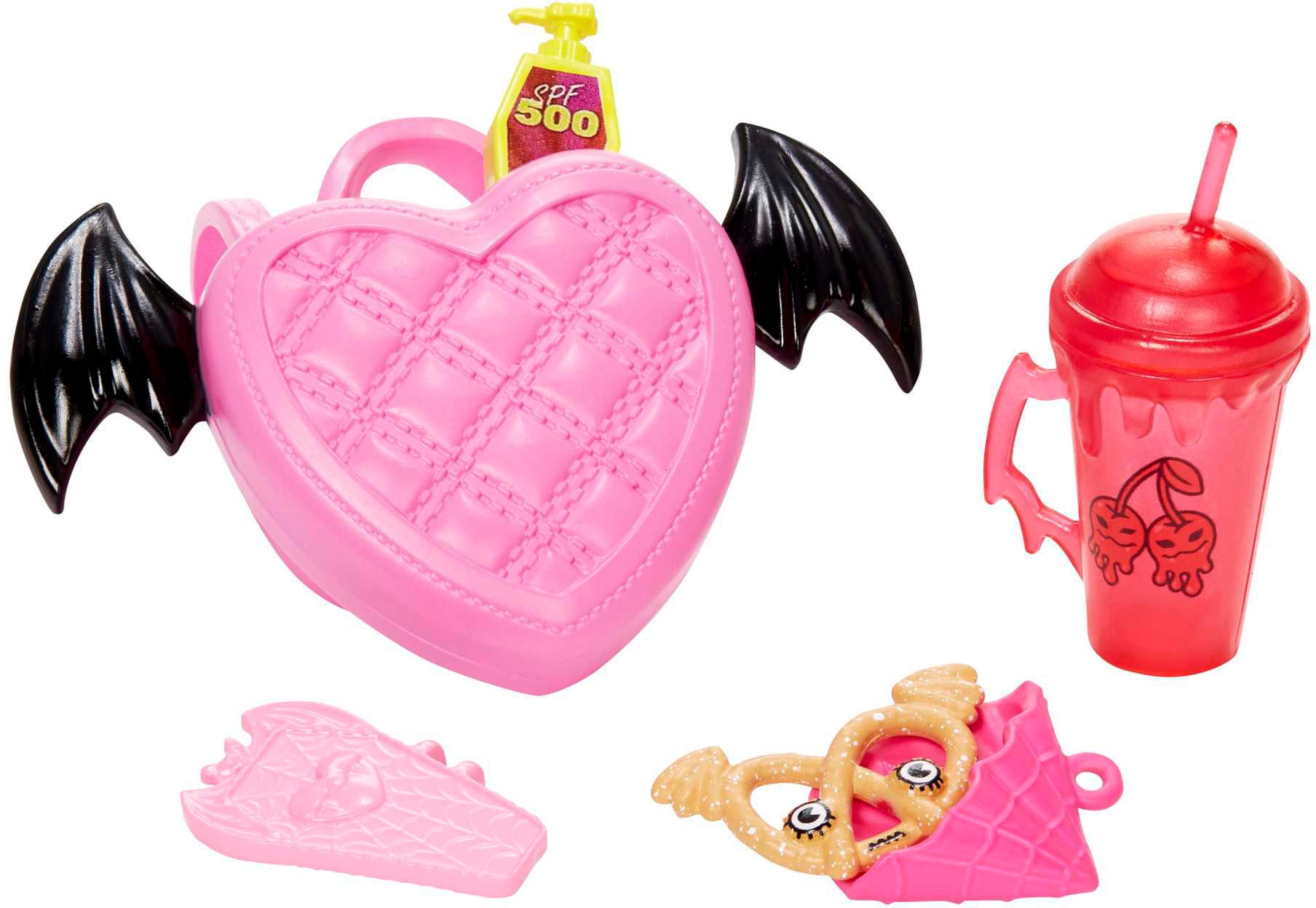 Mattel® Anziehpuppe »Monster High, Draculaura mit Fledermaus«