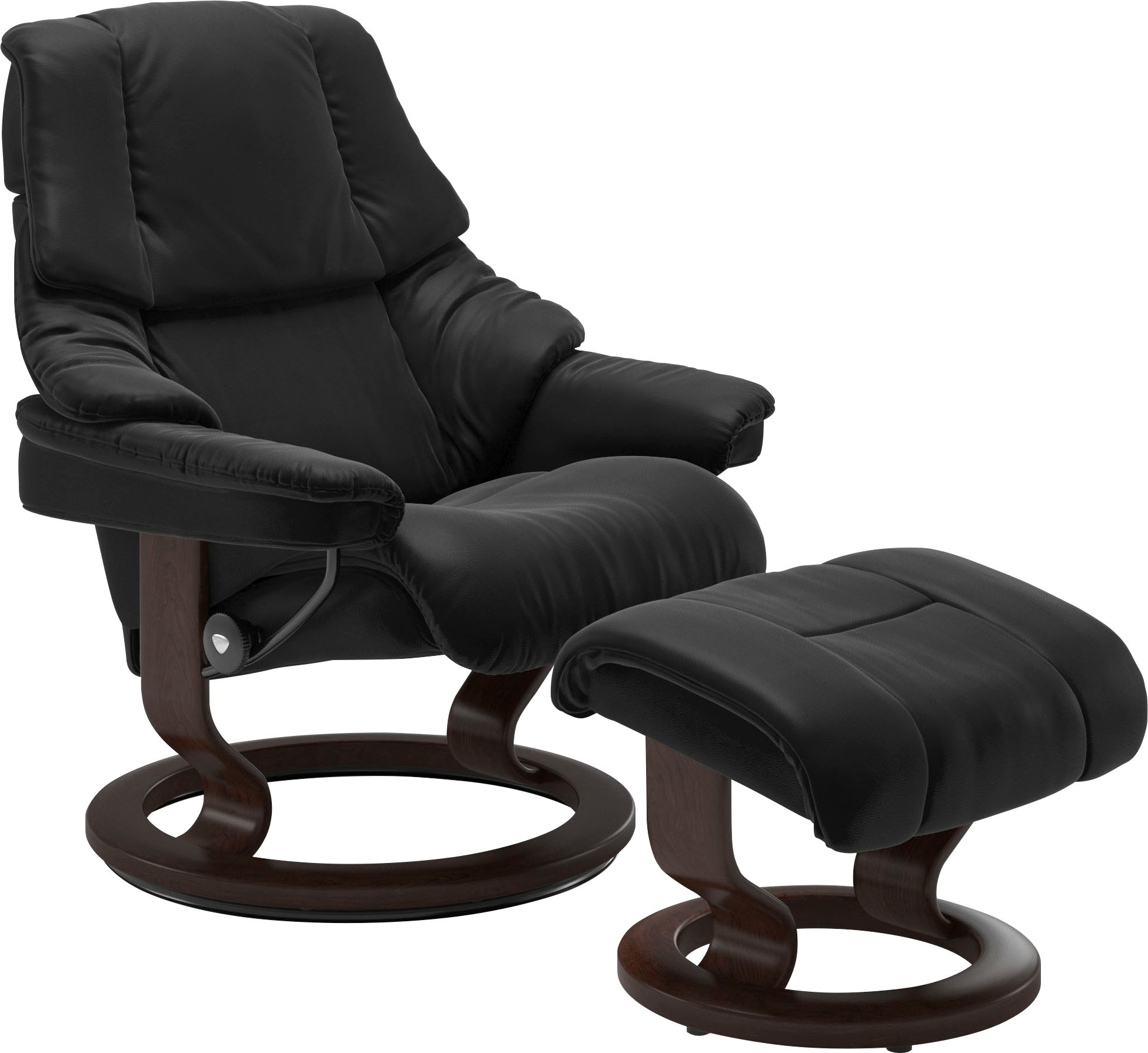 Stressless® Relaxsessel »Reno«, mit Classic Base, Größe S, M & L, Gestell Braun