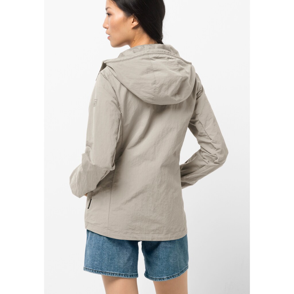 Jack Wolfskin Outdoorjacke »LAKESIDE JACKET W«, mit Kapuze