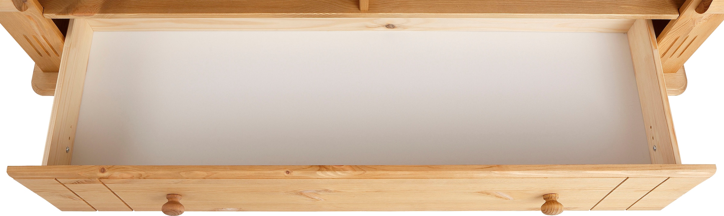 Home affaire TV-Board »Adele«, Breite 120 cm, mit Schublade, aus massiver Kiefer, FSC®
