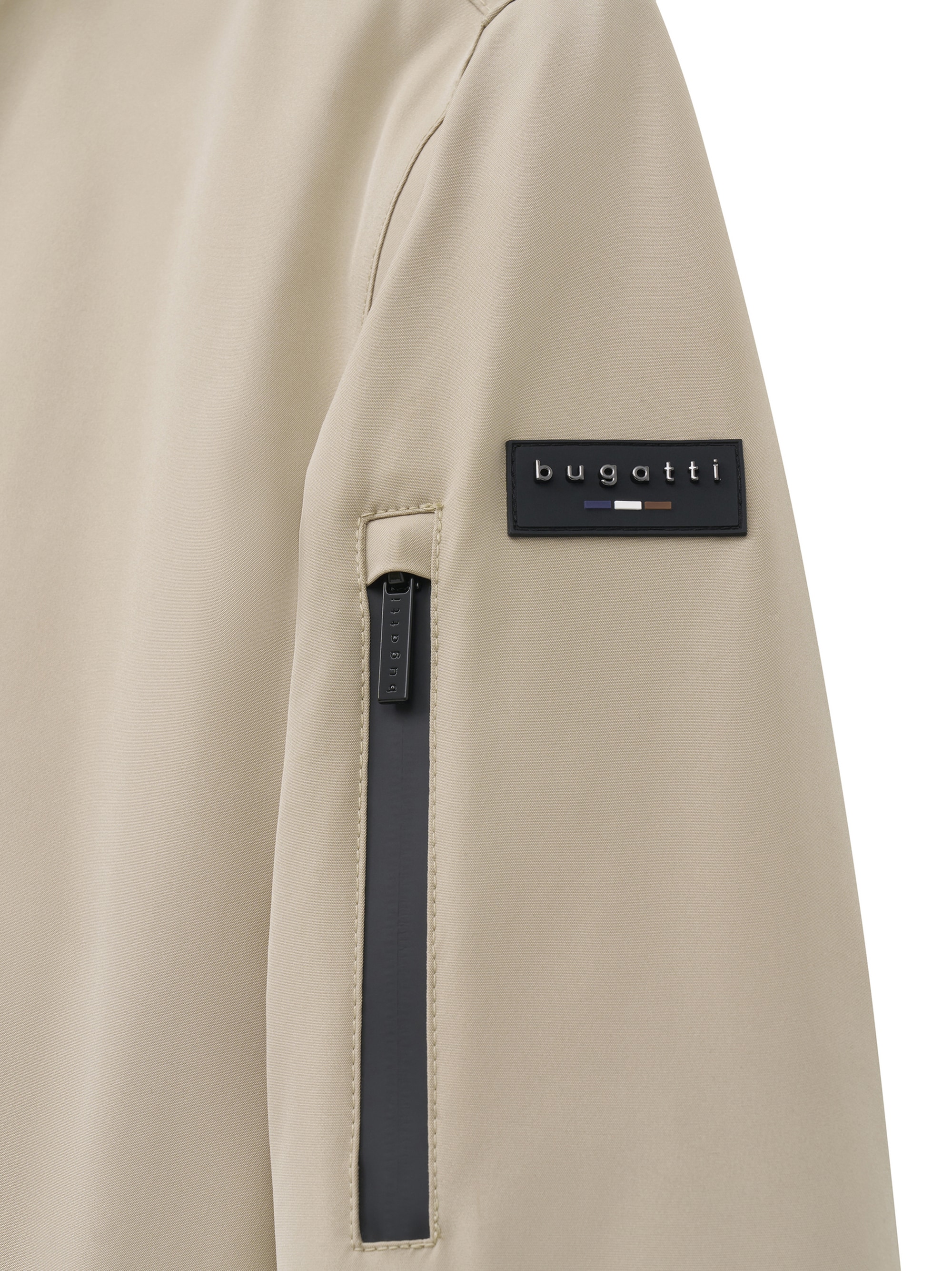 bugatti Kurzjacke »Regular Fit« mit Kapuze Regular Fit Sorona Stehkragen Kapuze