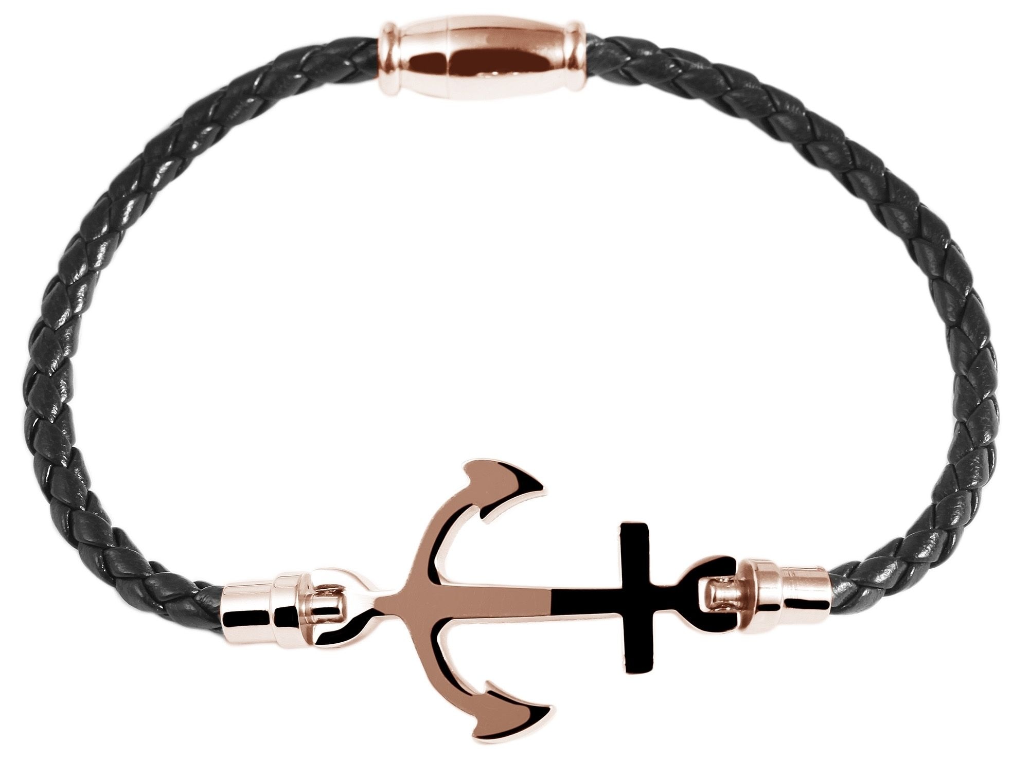 Adelia´s Armband »Damen Armband ¿ Textilarmband aus Leder 18 cm«
