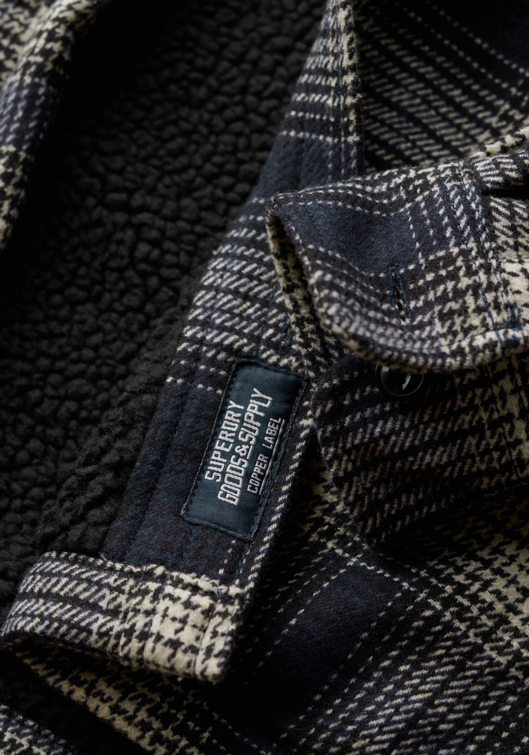 Superdry Langarmhemd »Wool Miller Overshirt«