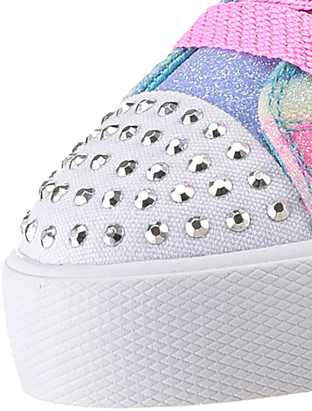 Skechers Sneaker »TWINKLE MAGIC LIGHTS«, Blink,-Schnürboots,Reißver.,Glitzer, Größenschablone zum Download