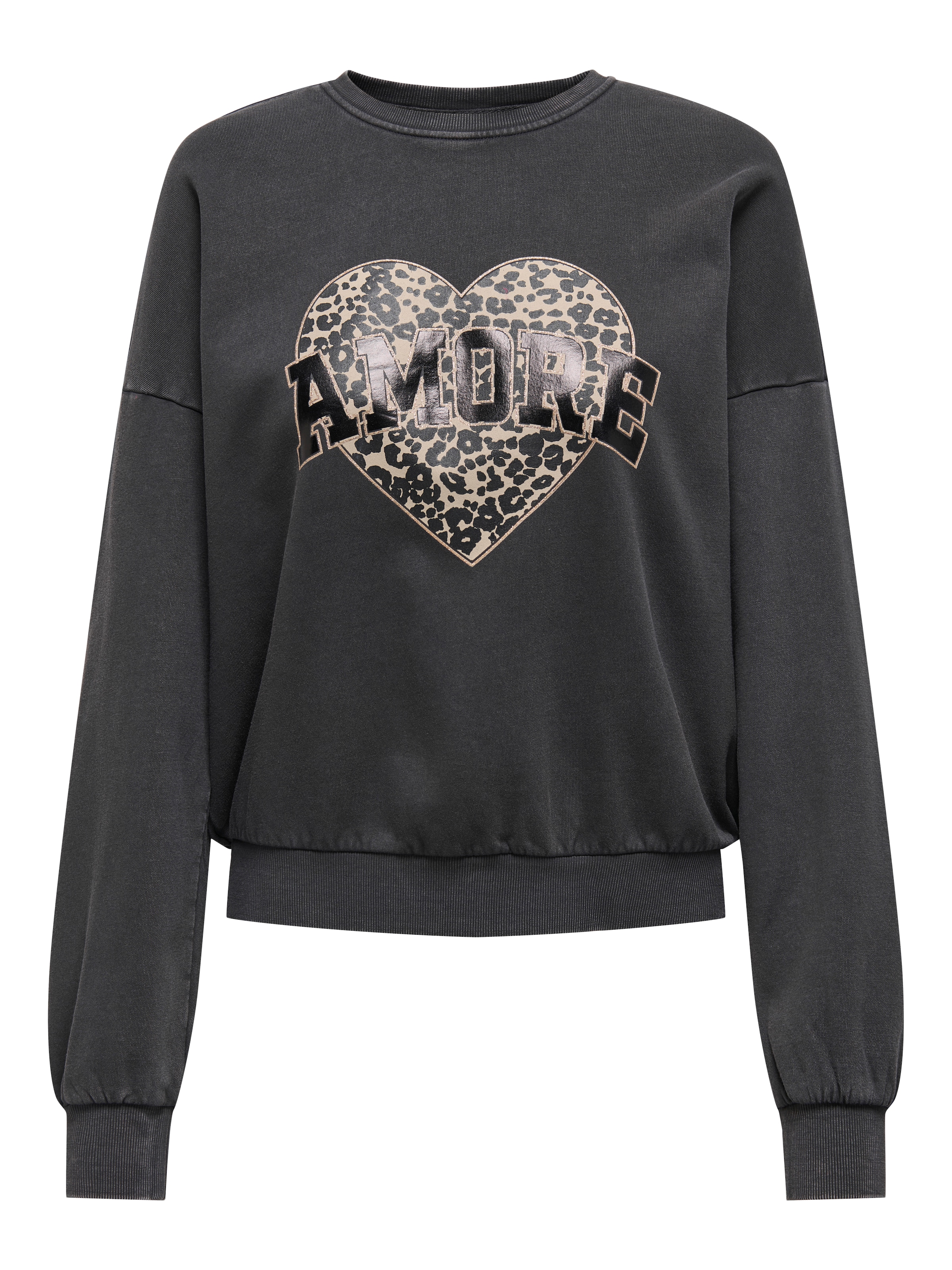 ONLY Sweatshirt »ONLLAUREN L/S LEO O-NECK CC SWT«