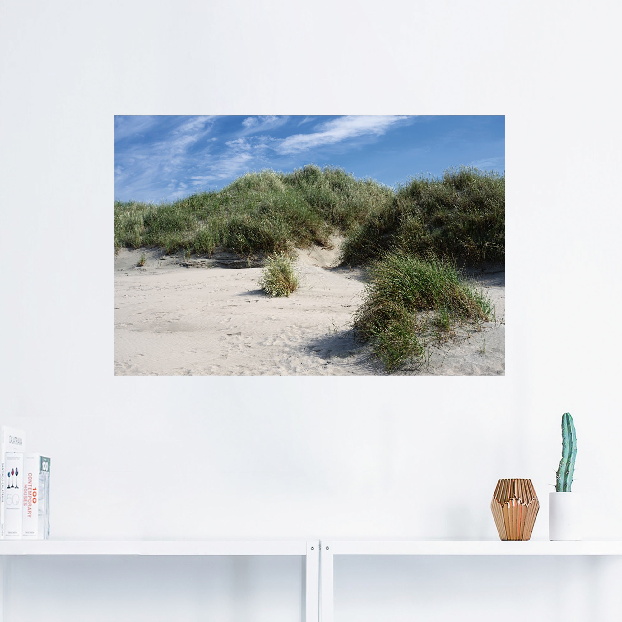 Artland Wandbild »Dünenlandschaft auf Baltrum«, Strandbilder, (1 St.), als Alubild, Leinwandbild, Wandaufkleber oder Poster in versch. Größen