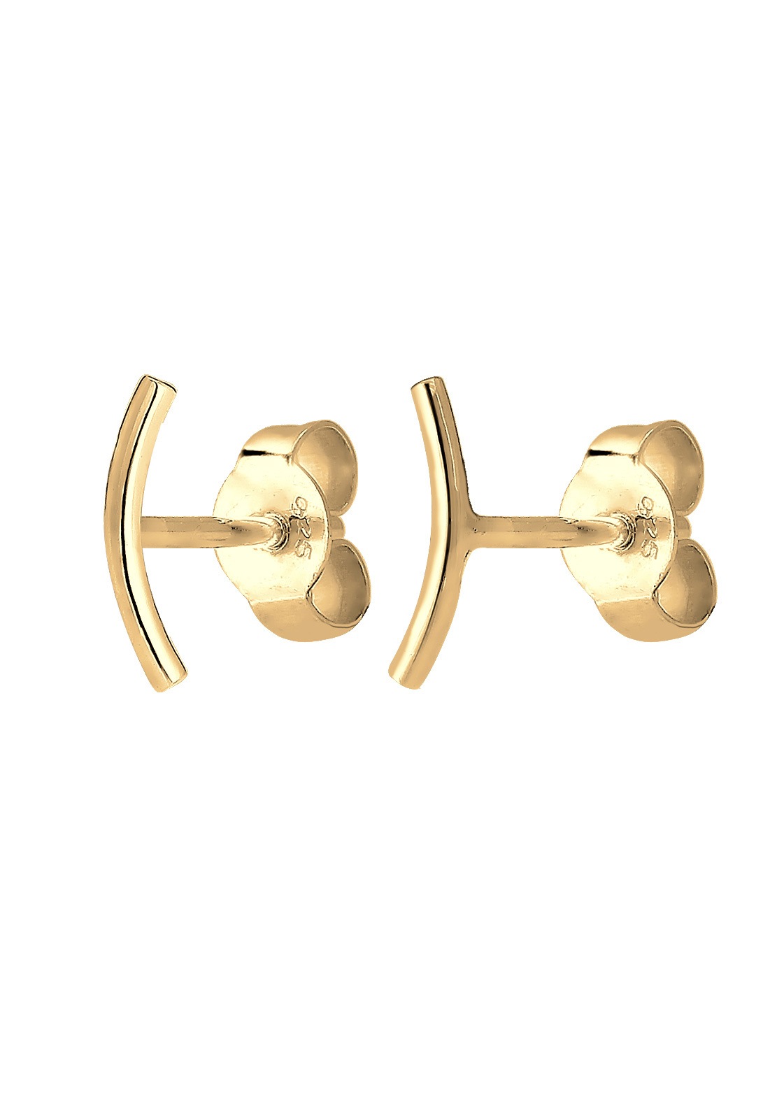 Elli Paar Ohrstecker »Ohrringe Bogen Geo Trend Minimal 925 Silber«