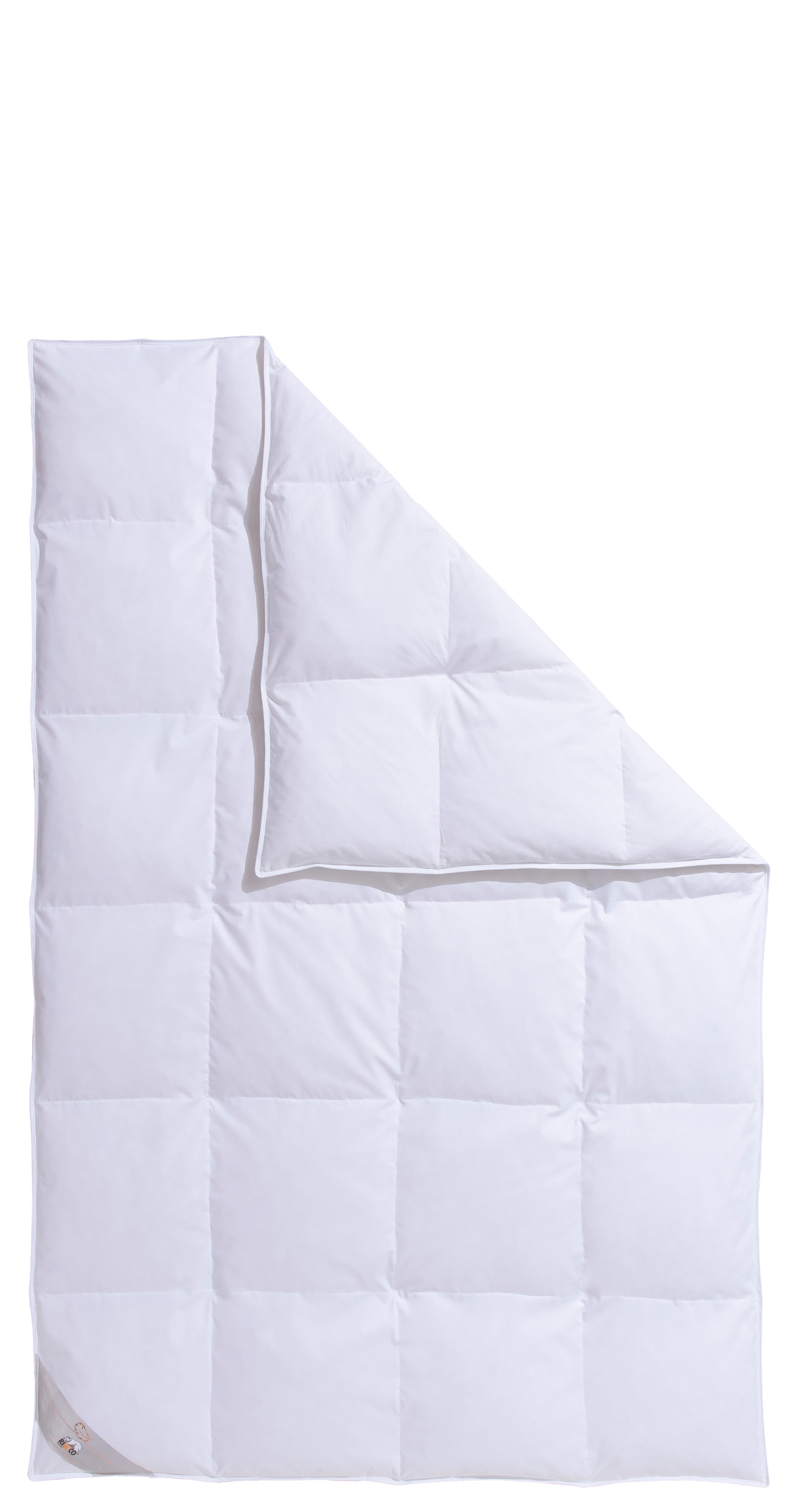 RIBECO Federbettdecke »Laram, Bettdecken für Sommer oder Winter, Made in Germany« leicht Füllung 90 % Federn, 10 % Daunen Bezug Baumwolle 1 Stk. tlg. Super Preis-Leistung, Bettdecke 135x200 cm oder 155x220 cm, Decke