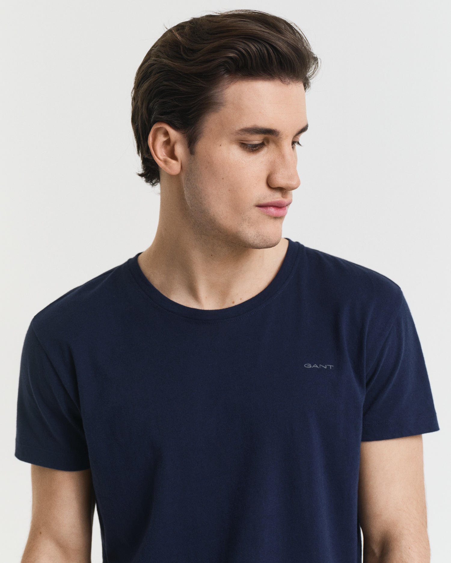 Gant Kurzarmshirt »C-NECK T-SHIRT 2-PACK«, Mit Rundhalsausschnitt
