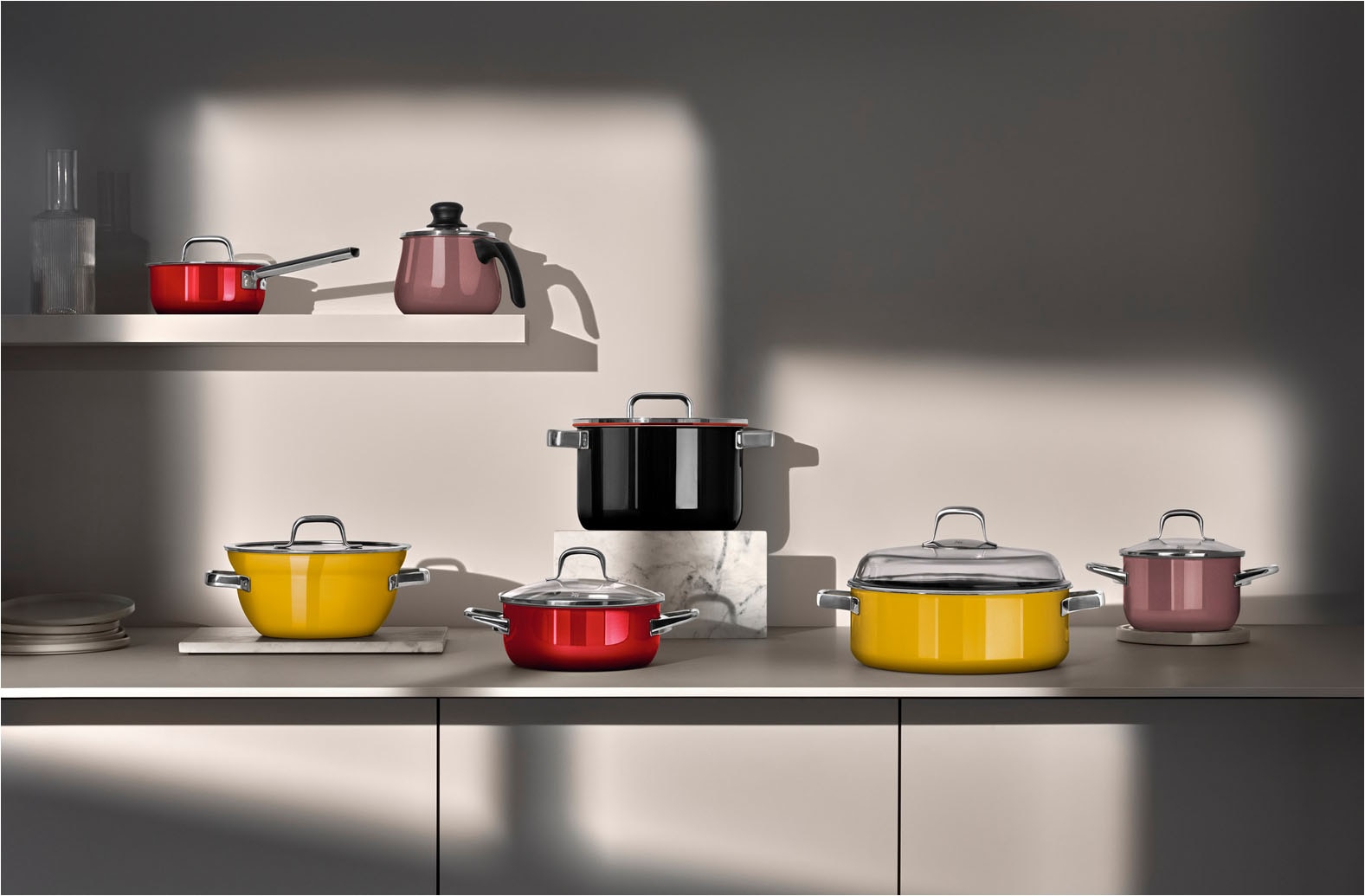 WMF Schmortopf »Fusiontec Mineral Pro« Edelstahl | Glas