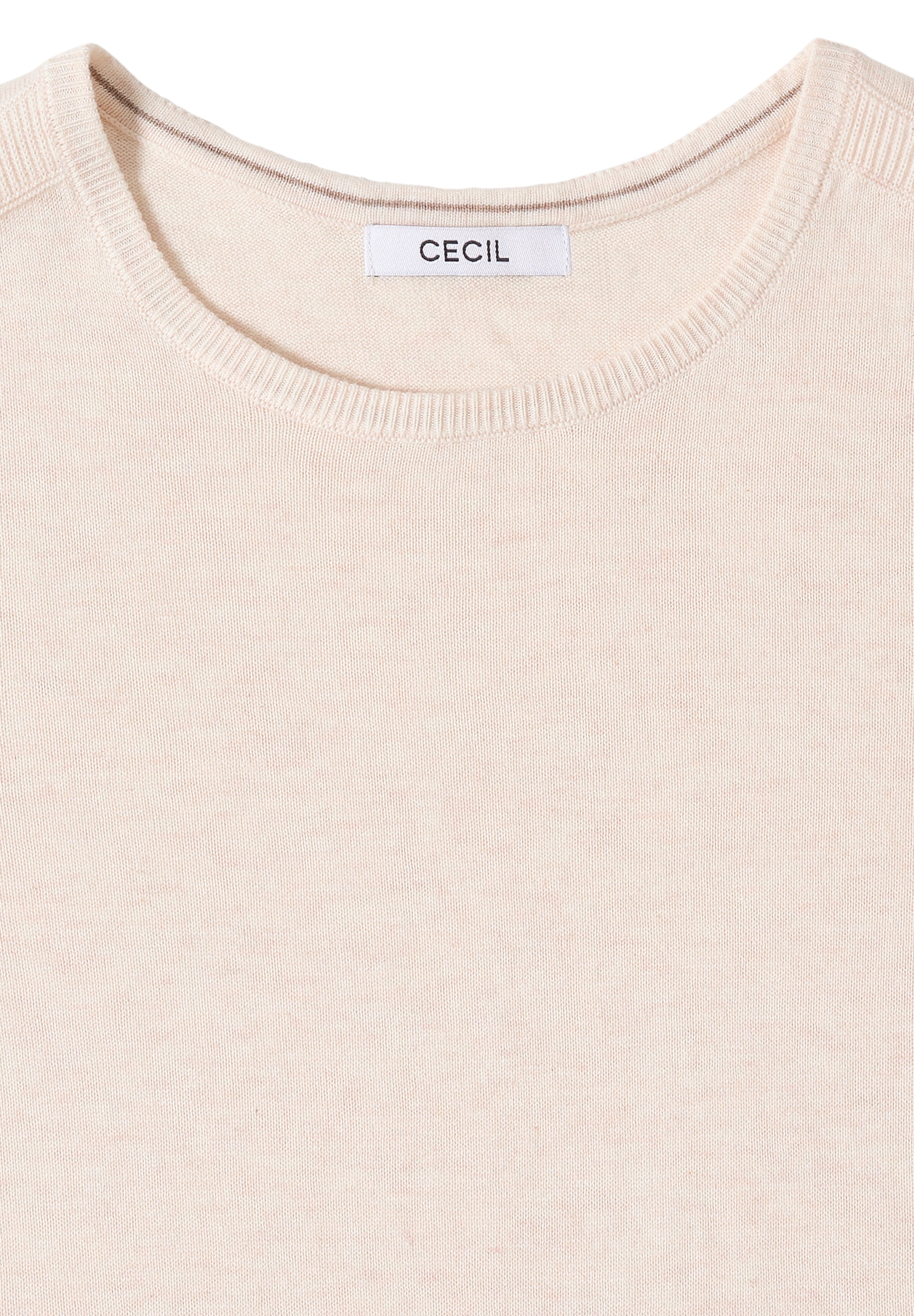 Cecil Strickpullover, mit feinem Detail an der Schulter und Viskose-Anteil