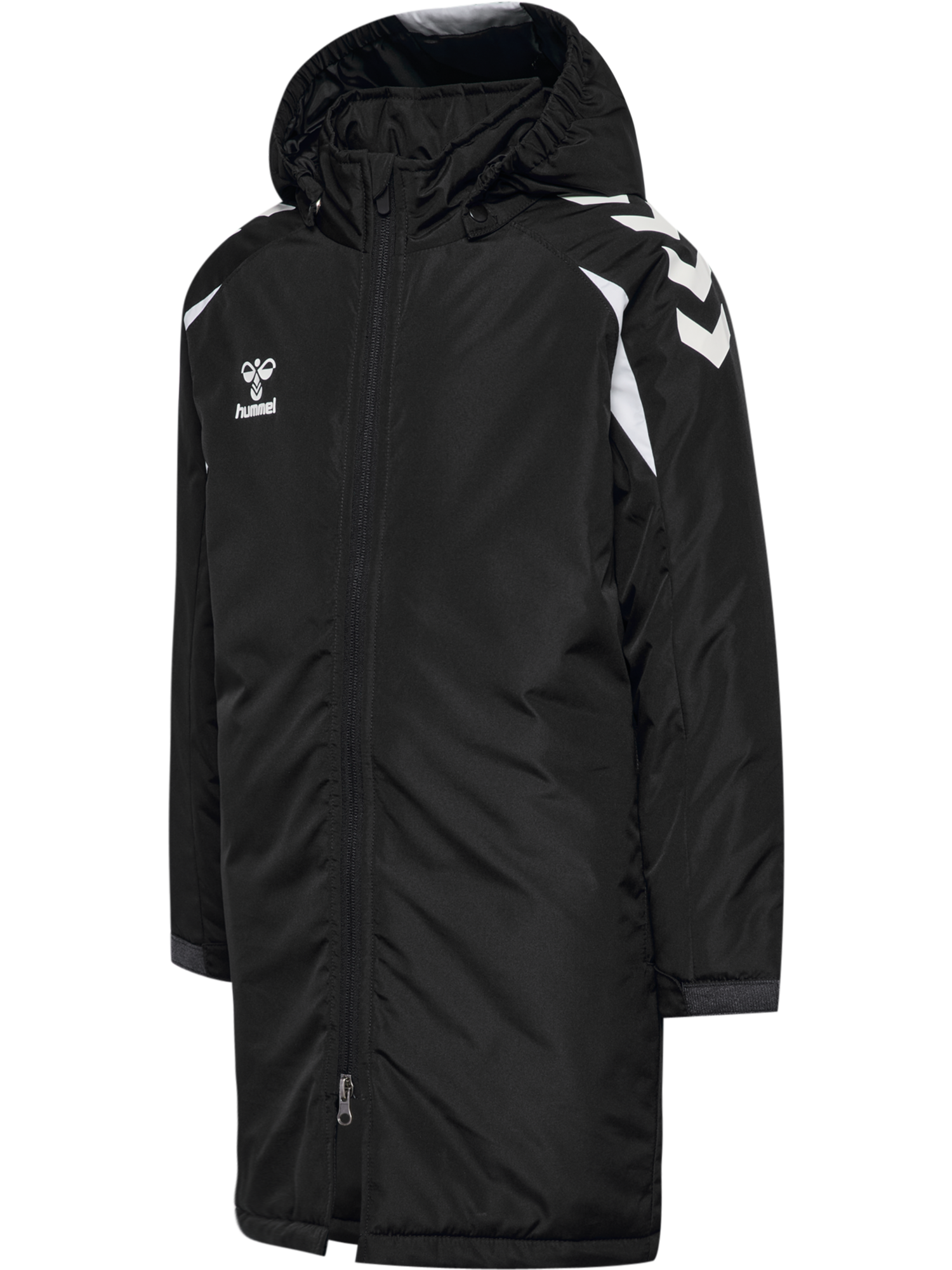 hummel Stadionjacke »HMLCORE 2.0 BENCH JACKET KIDS« für Kinder und Jugendliche, aus Polyester, aus Interlock-Stoff